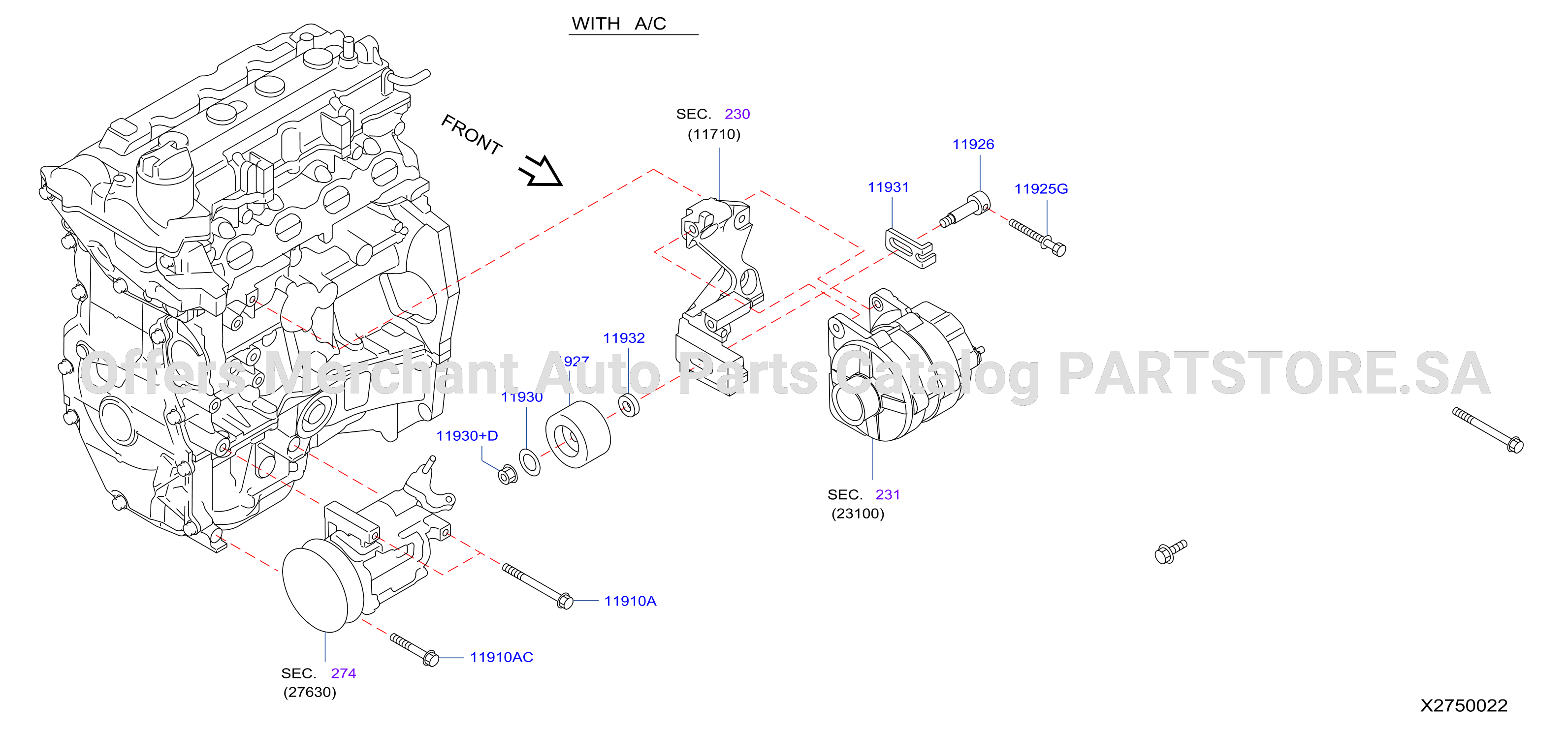 Compressor Mounting Fitting