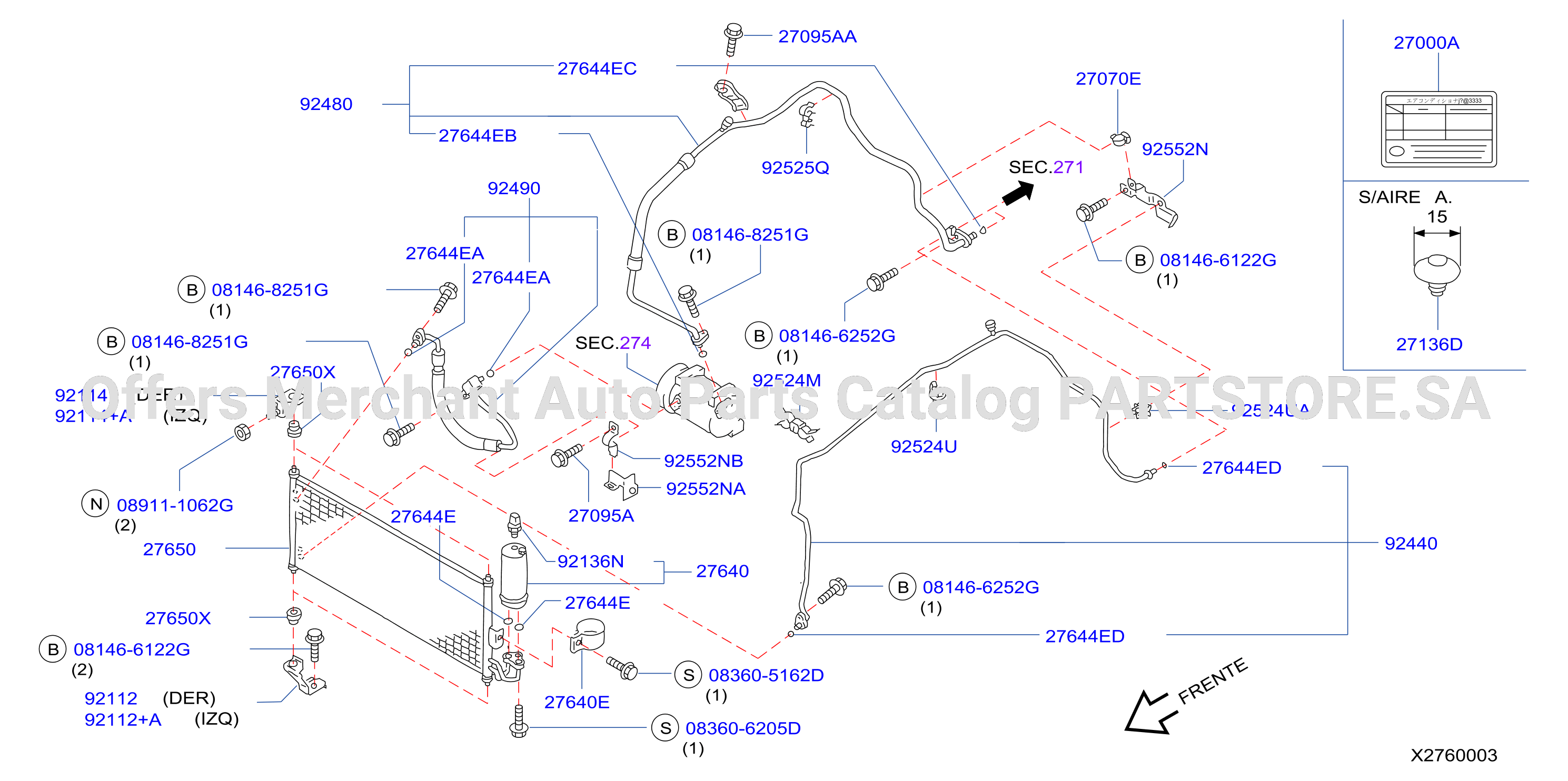 Condenser Liquid Tank Piping