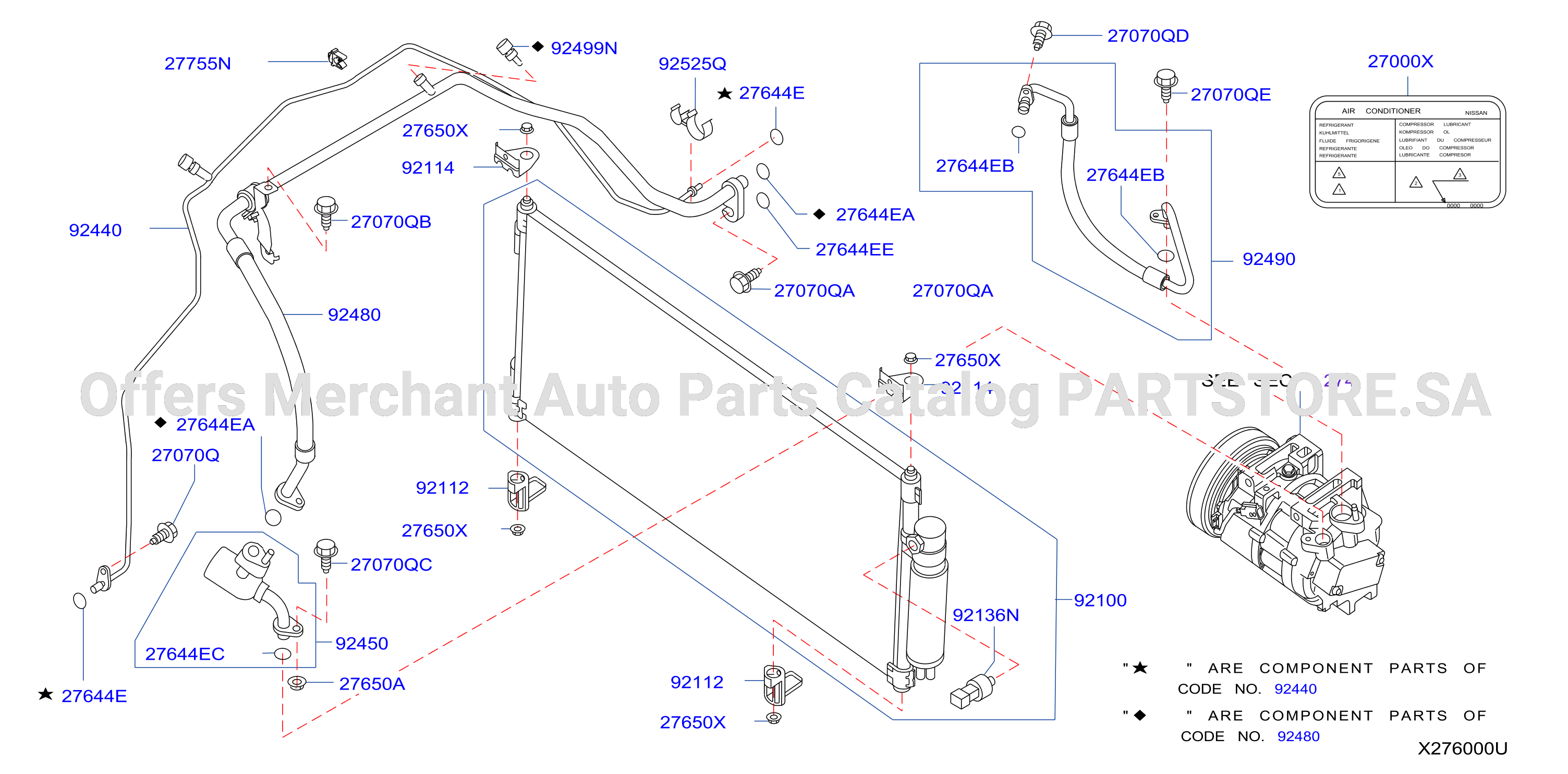 Condenser Liquid Tank Piping
