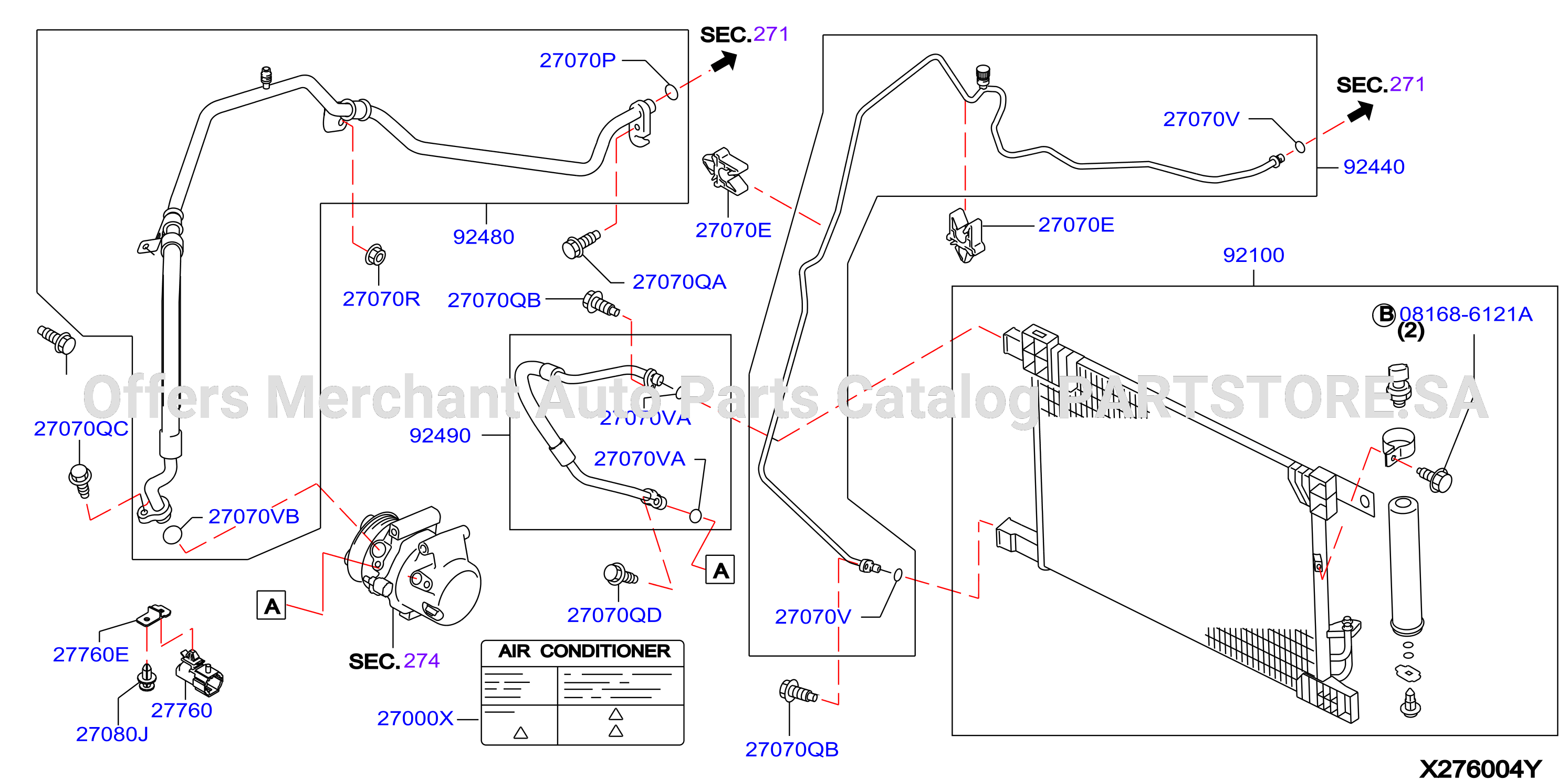 Condenser Liquid Tank Piping Condenser Pipes