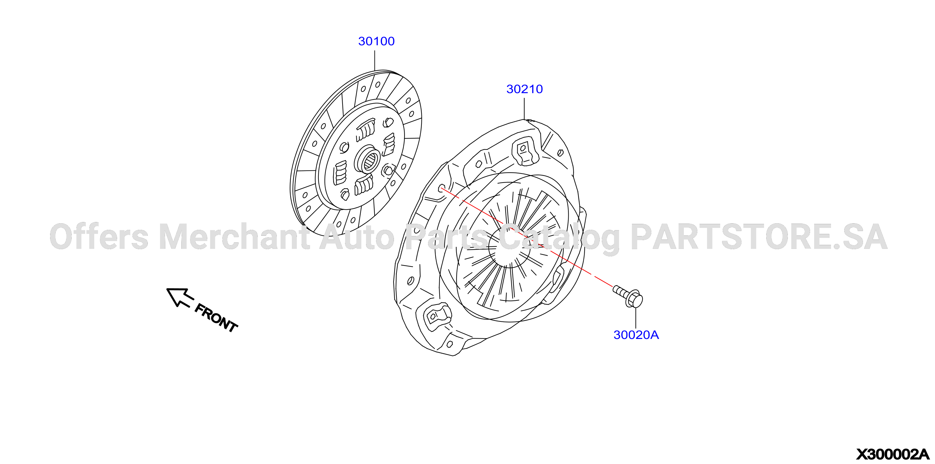 Clutch Cover Disc Release Parts 300