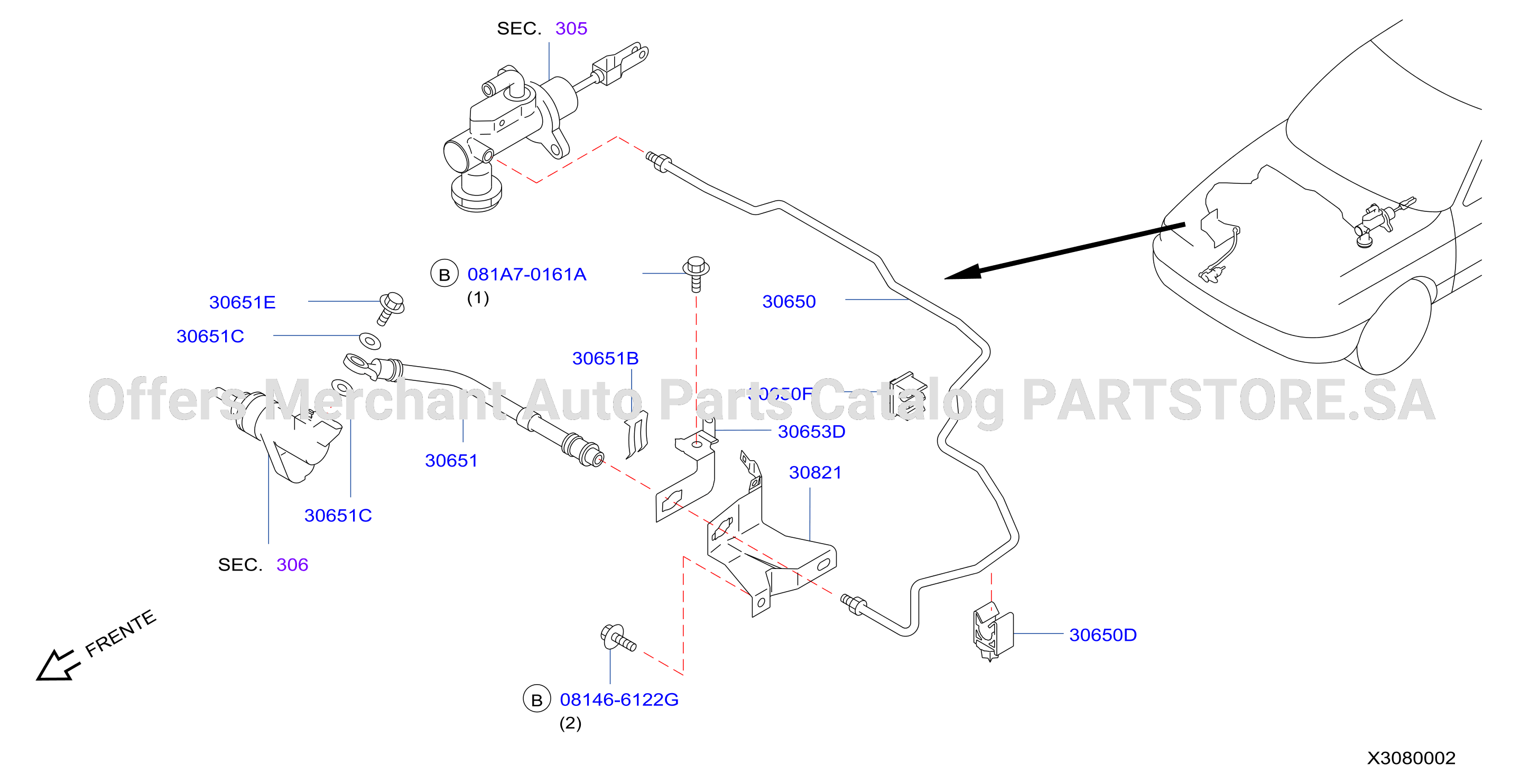 Clutch Piping