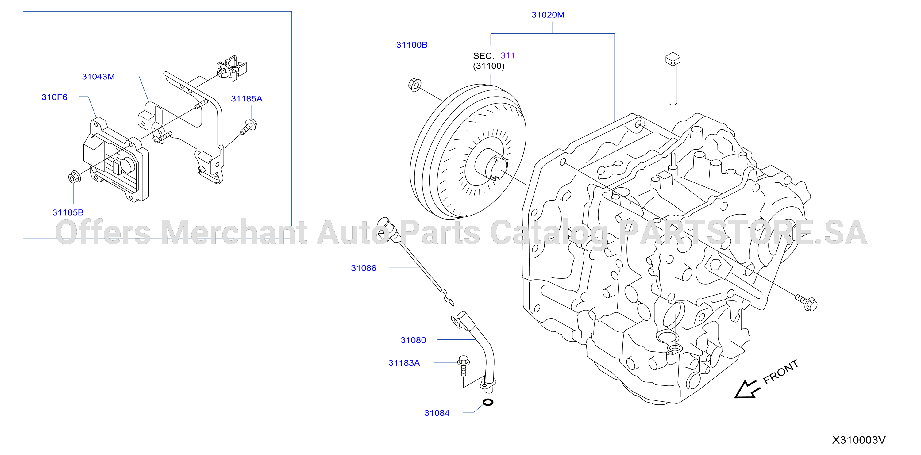 Auto Transmission Transaxle Fitting Oil Cooler Tube Parts