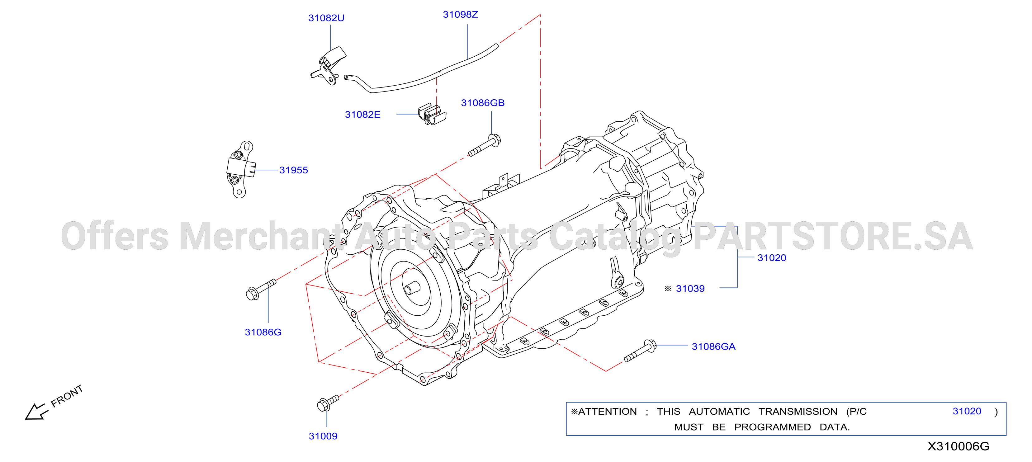 Auto Transmission Transaxle Fitting Assembly Fitting Parts