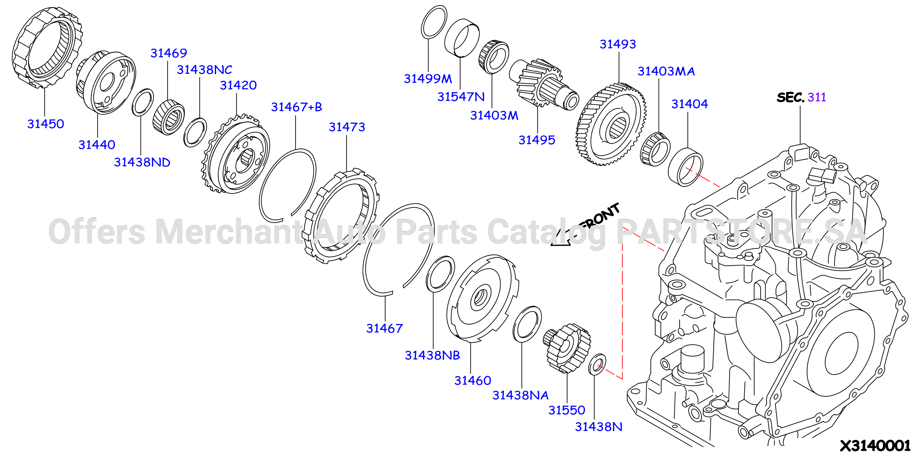 Governor Power Train Planetary Gear