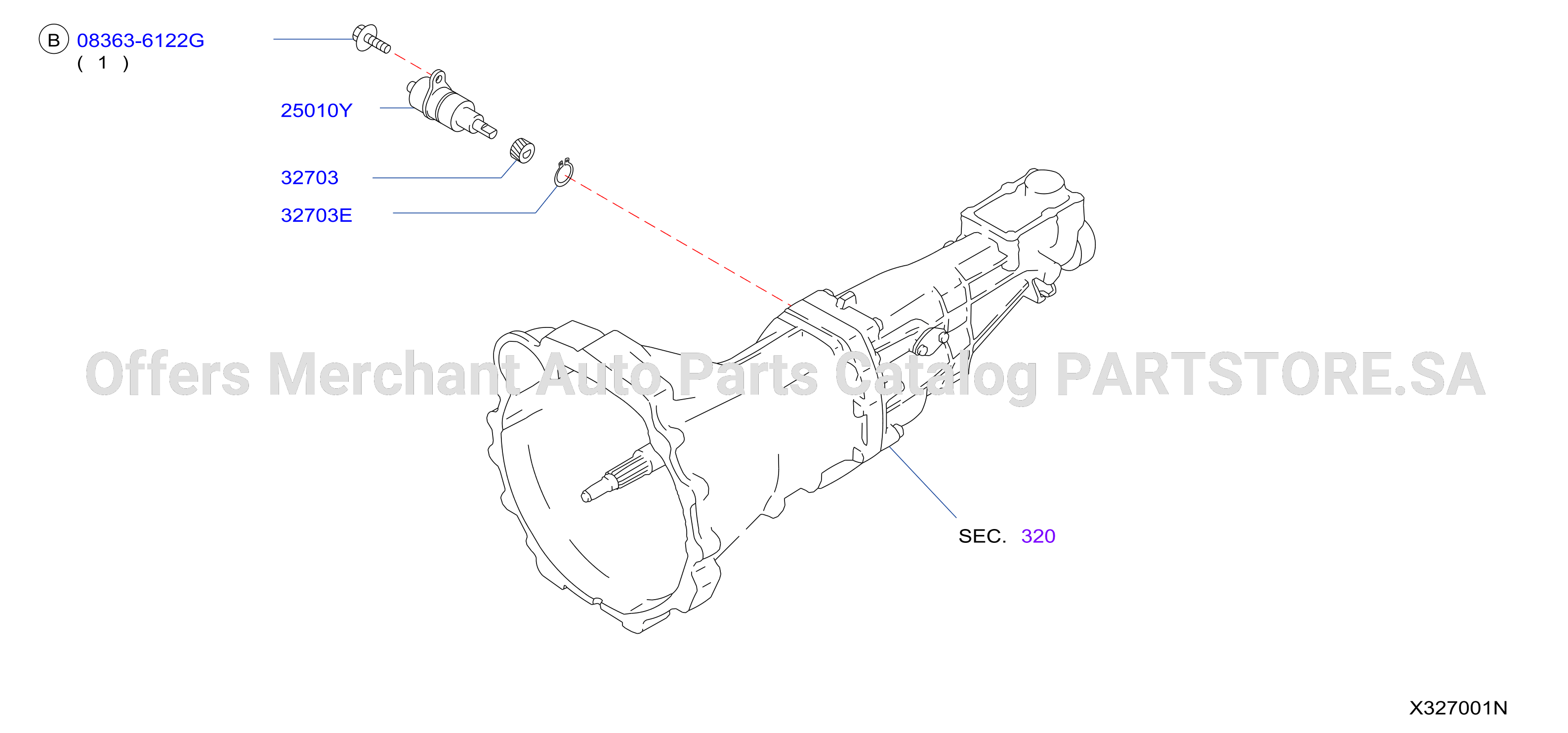 Speedometer Pinion 2Wd