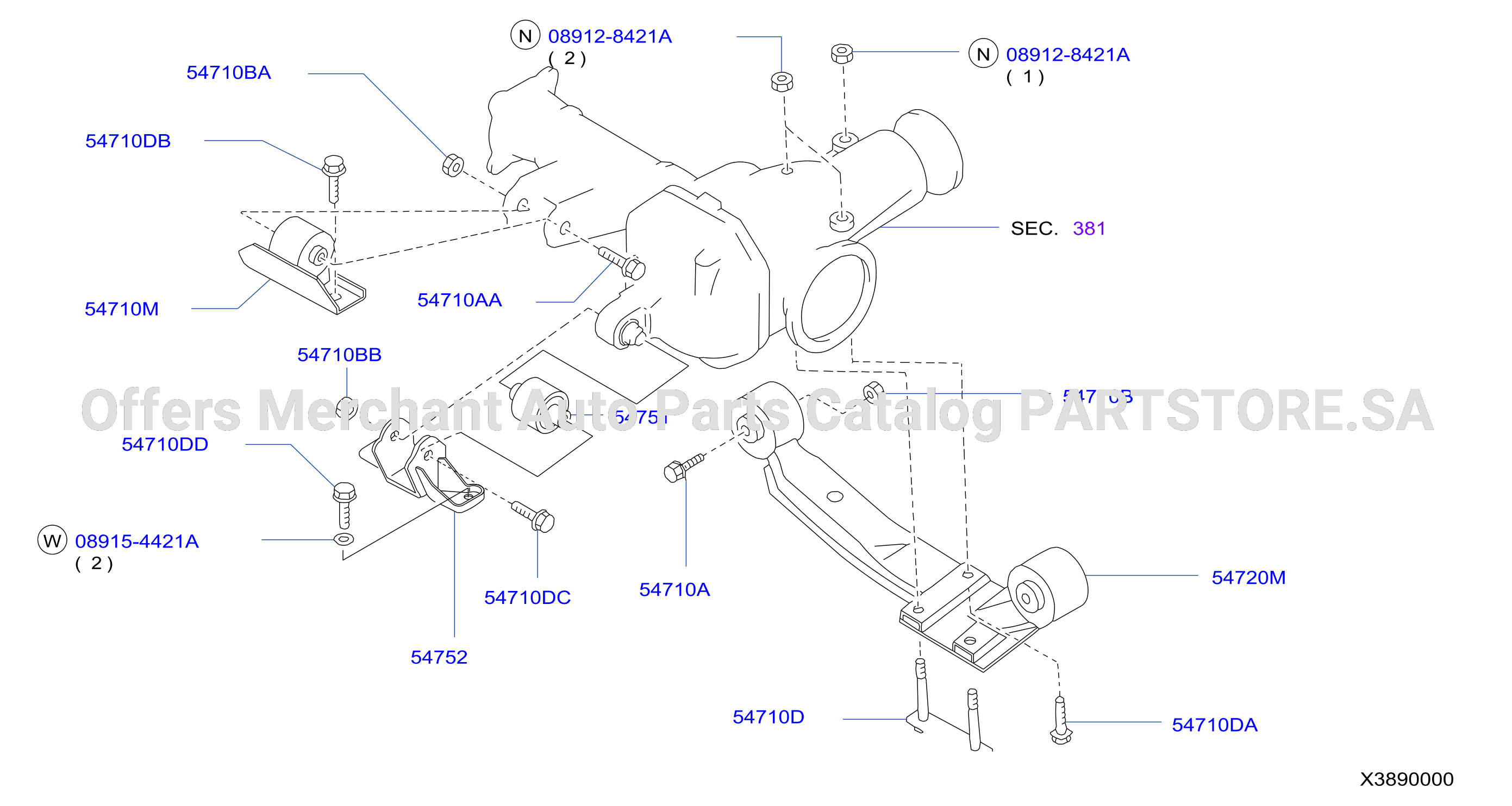 Front Final Drive Mounting