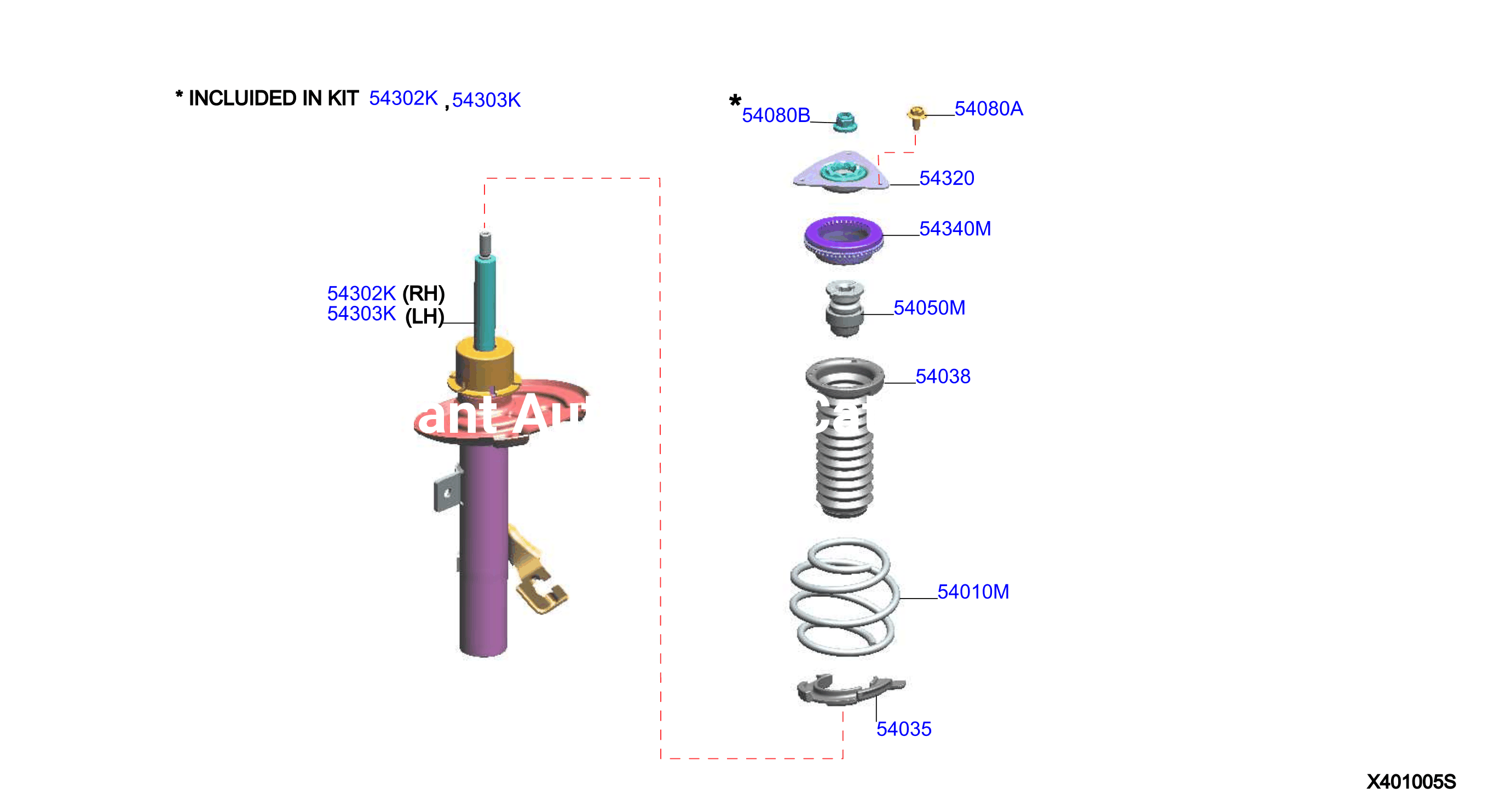 Front Suspension Strut Absorber