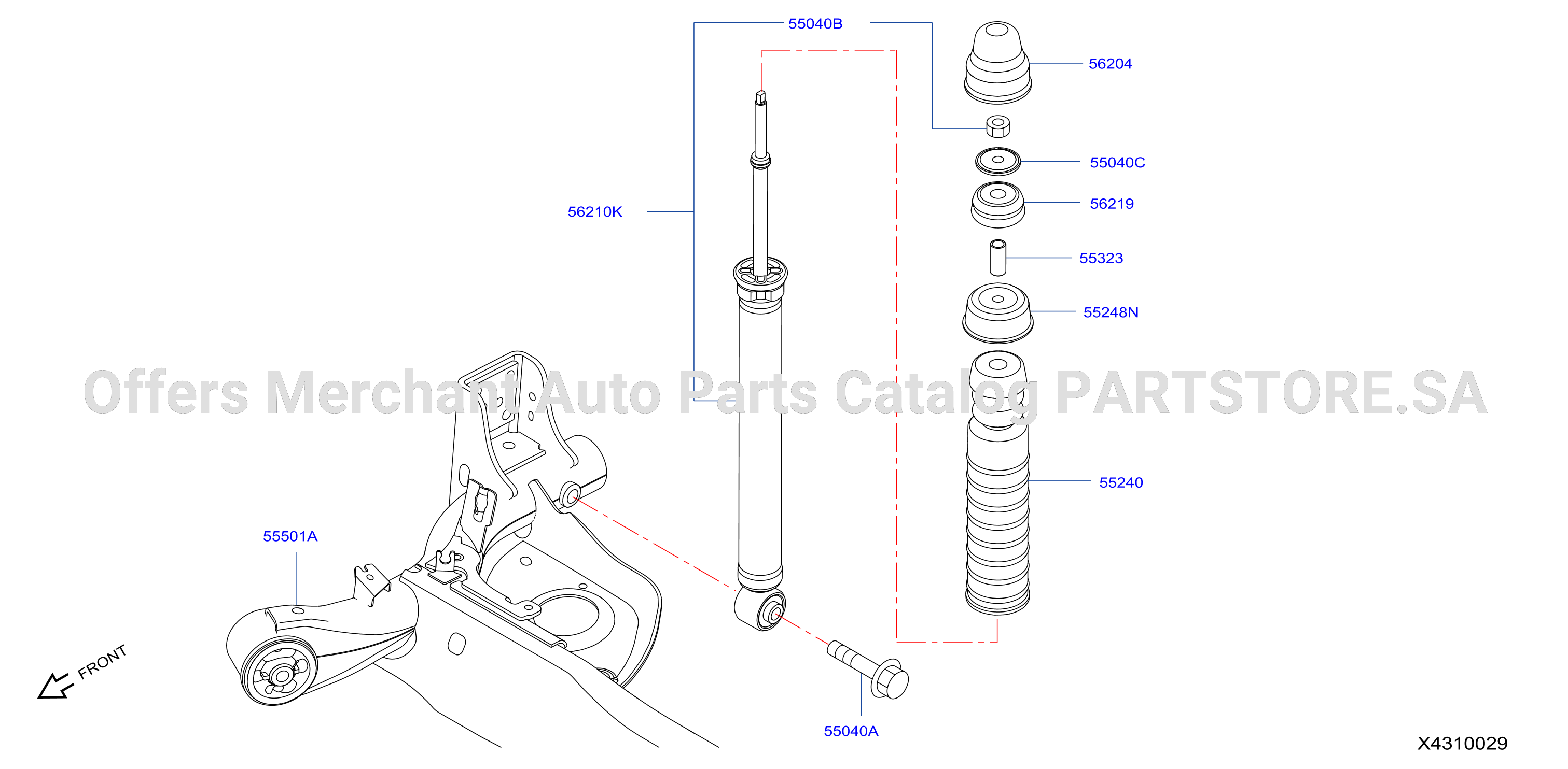 Rear Suspension Rear Absorber