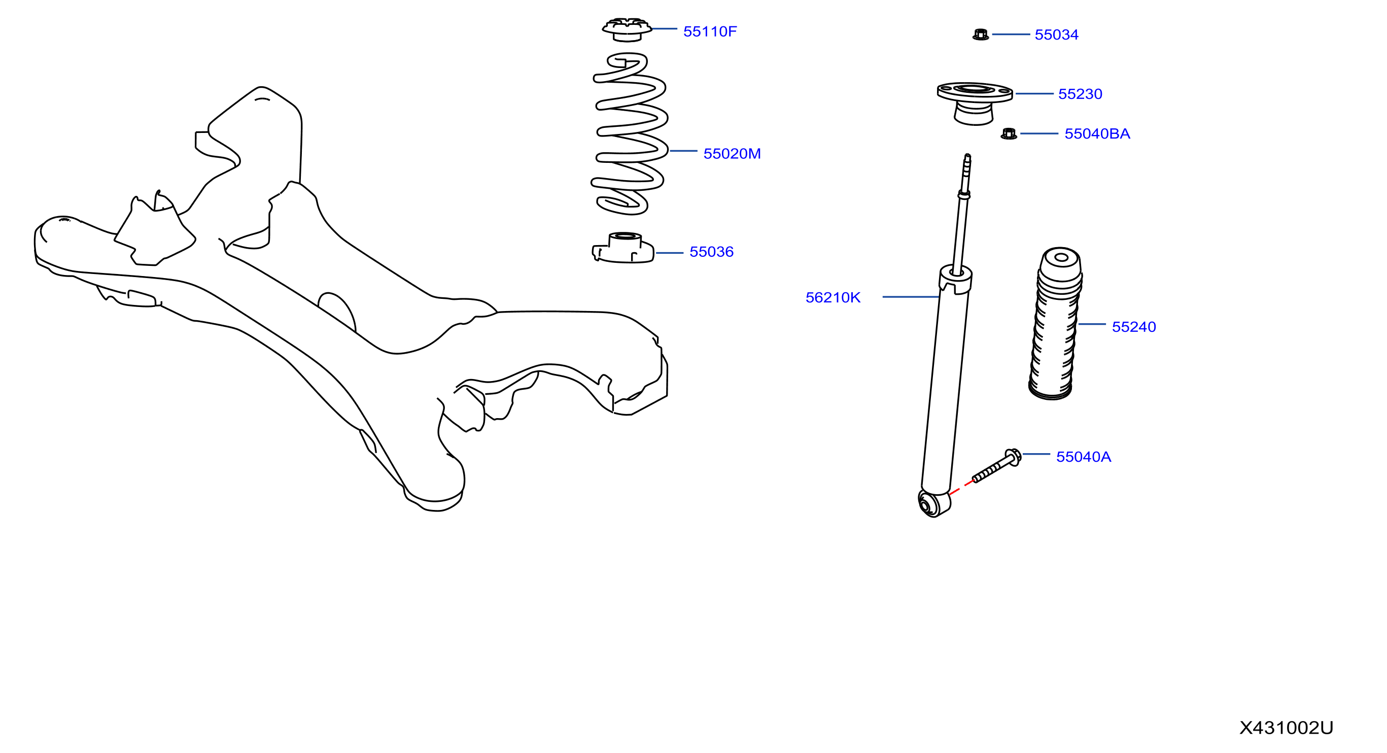 Rear Suspension Absorber