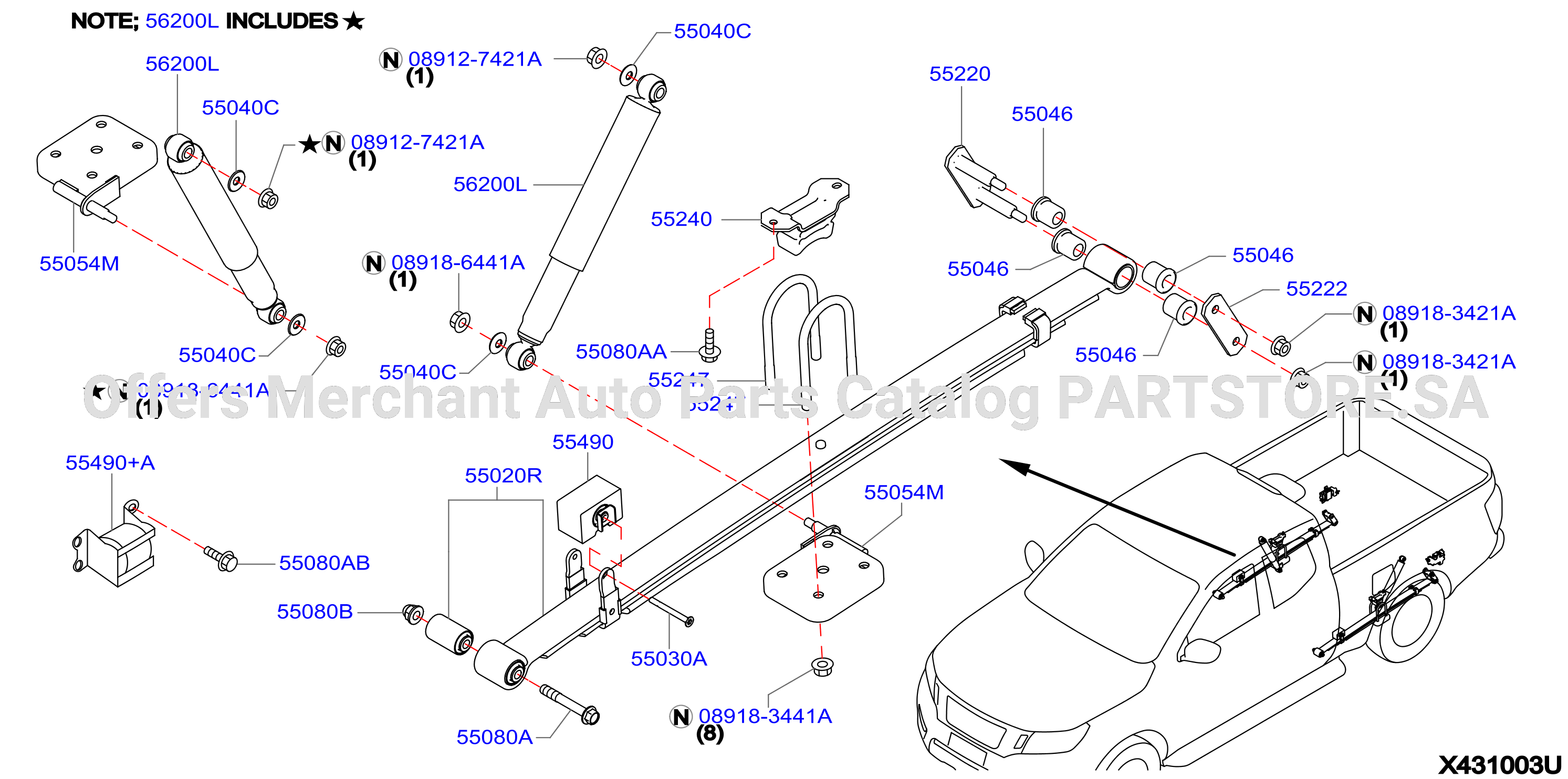 Rear Suspension Member Absorber
