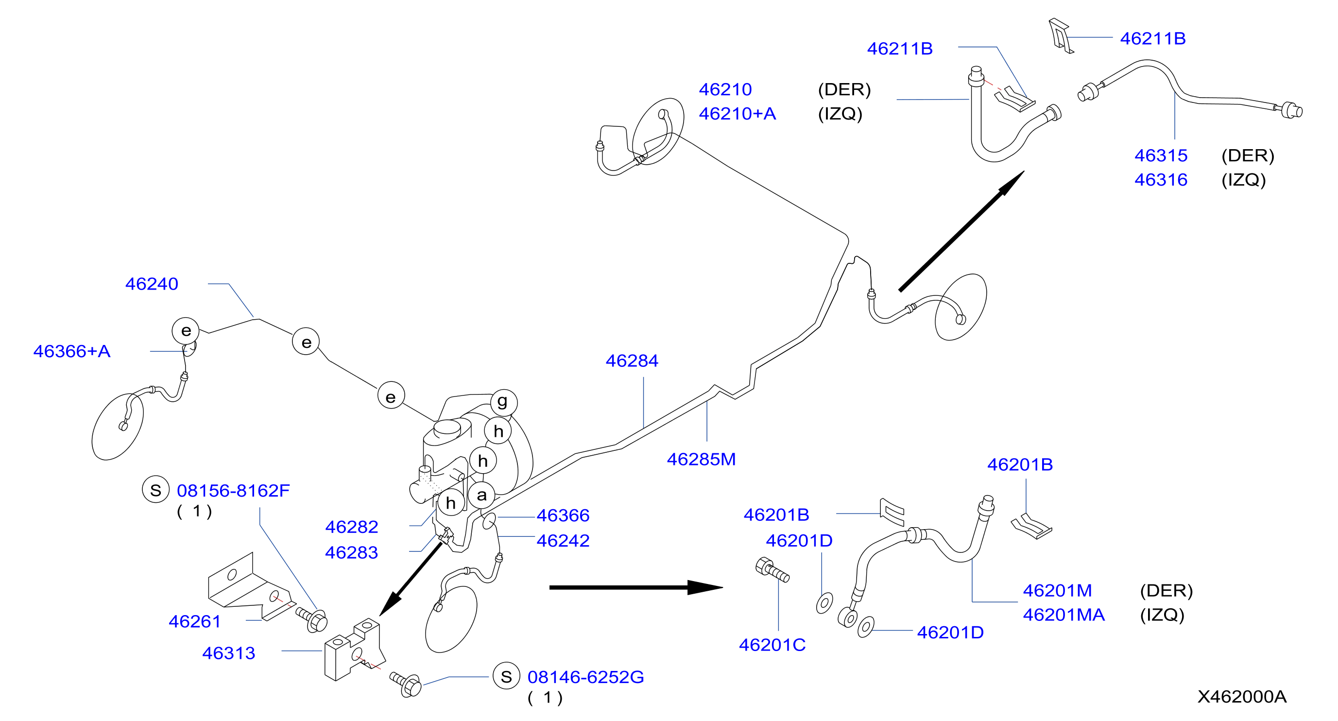 Brake Piping Control Piping F / Non Abs