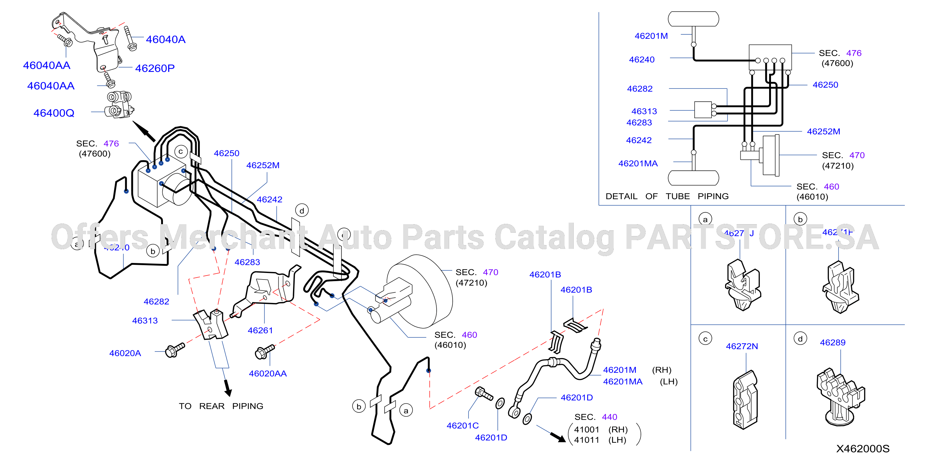 Brake Piping Control Piping