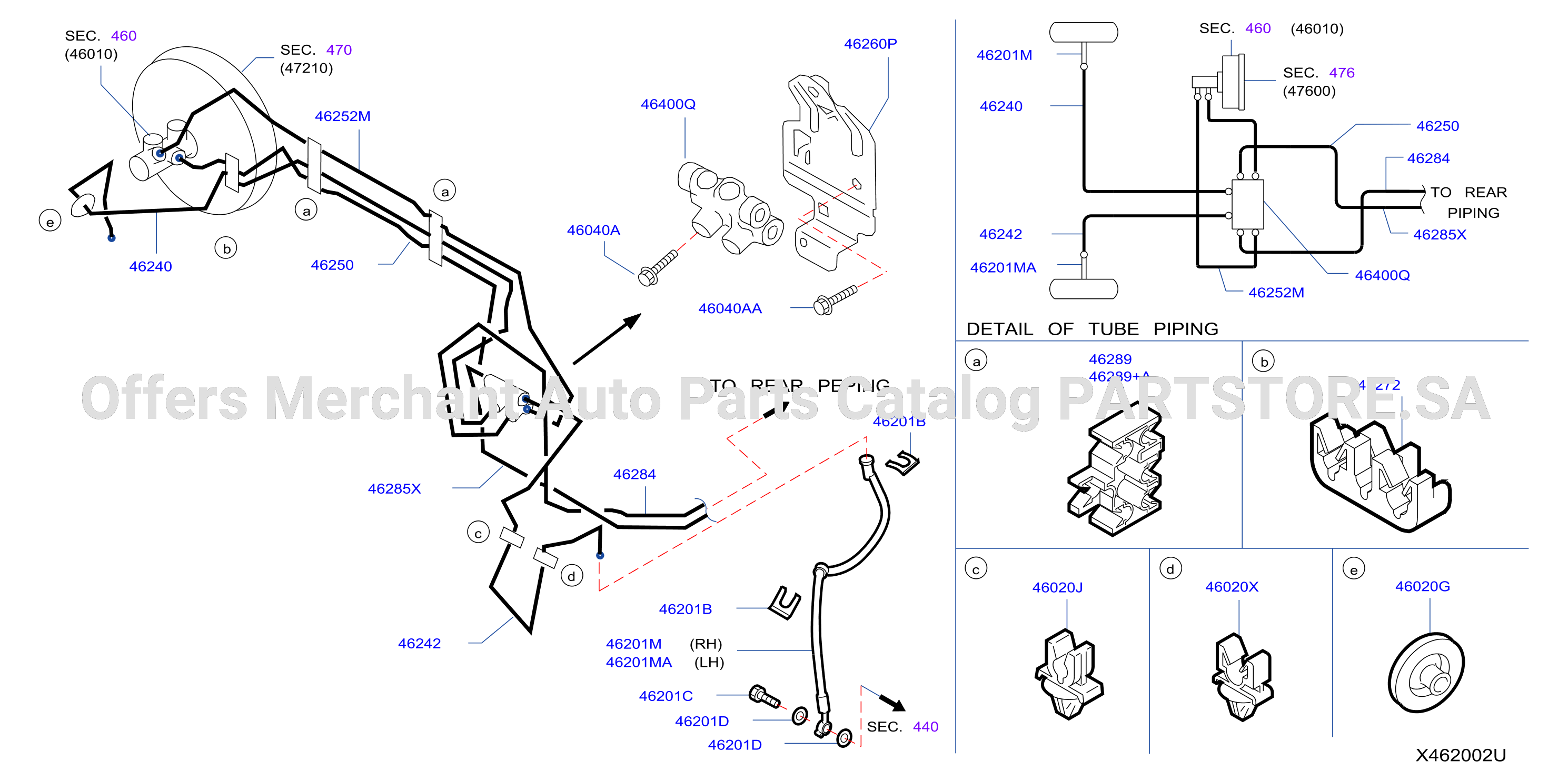 Brake Piping Control Clamp Insulator