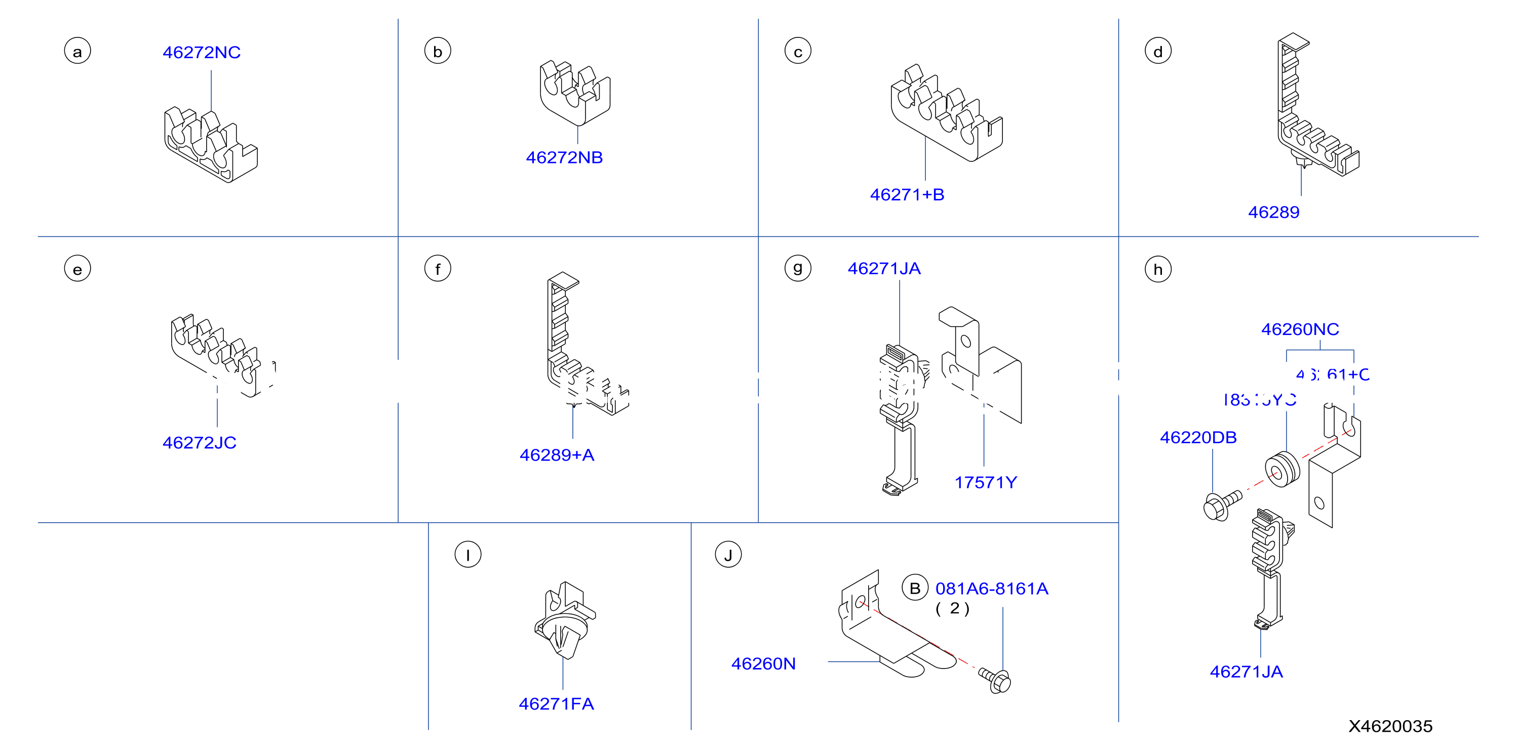 Brake Piping Control Clamp Insulator Irq Lby