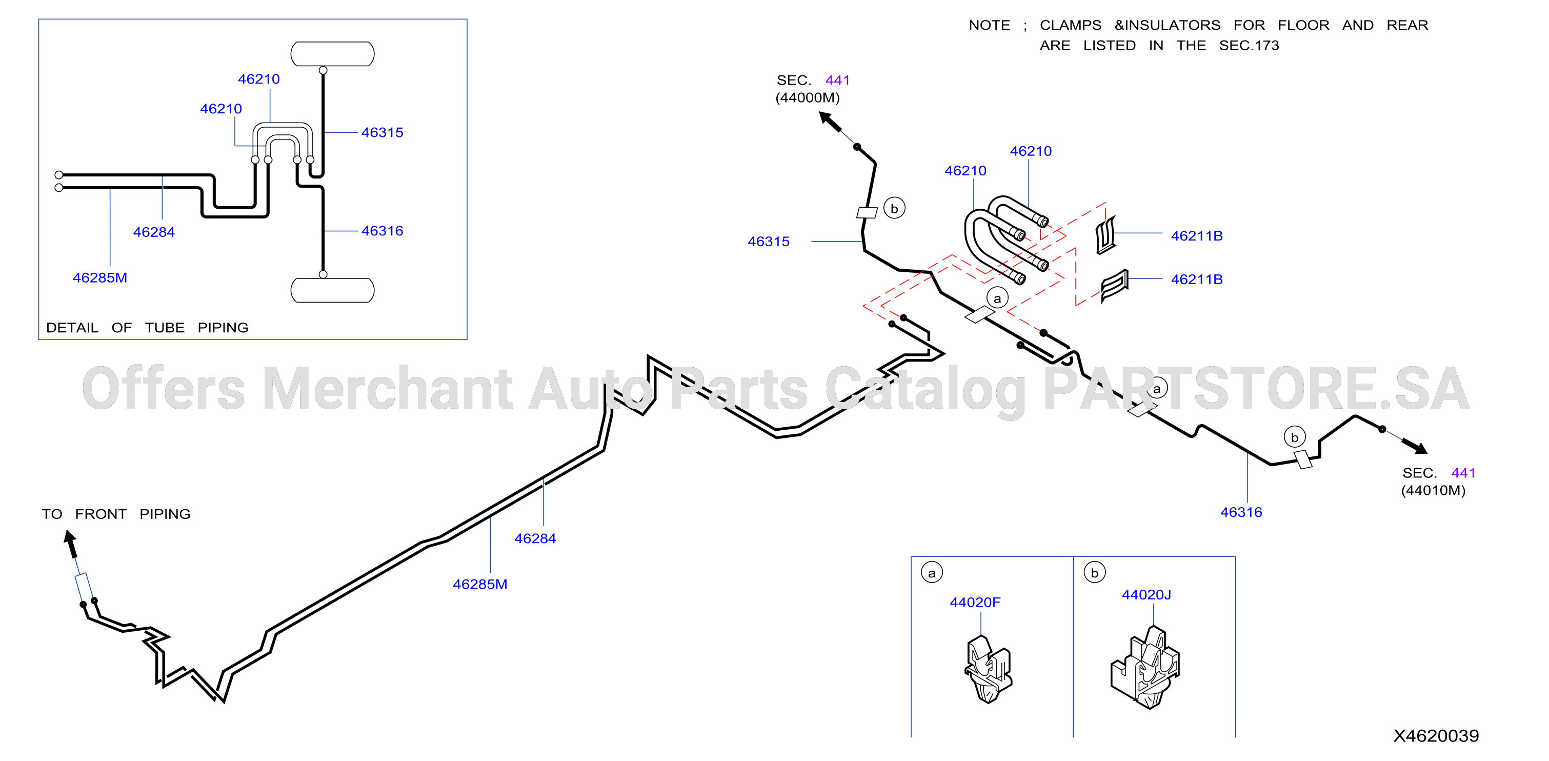 Brake Piping Control Rear Ppng W / Abs