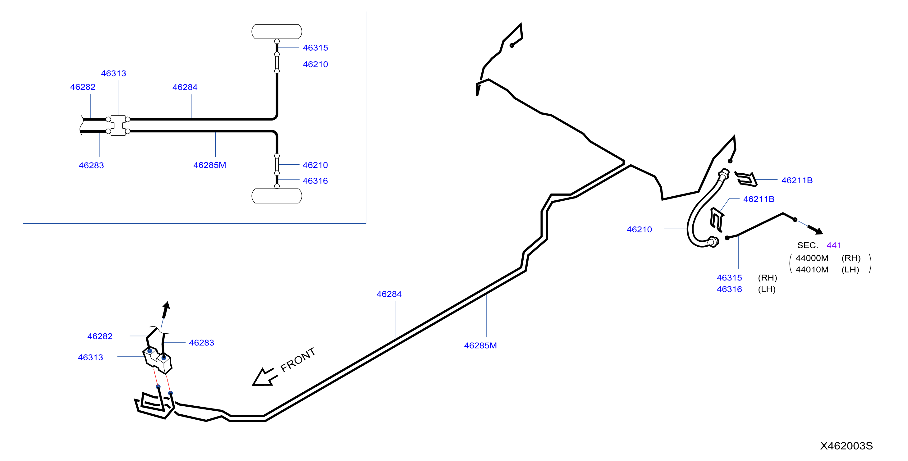 Brake Piping Control Piping