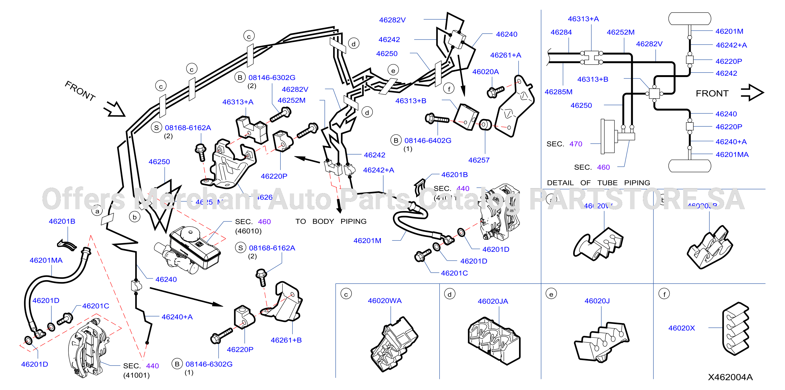 Brake Piping Control Piping