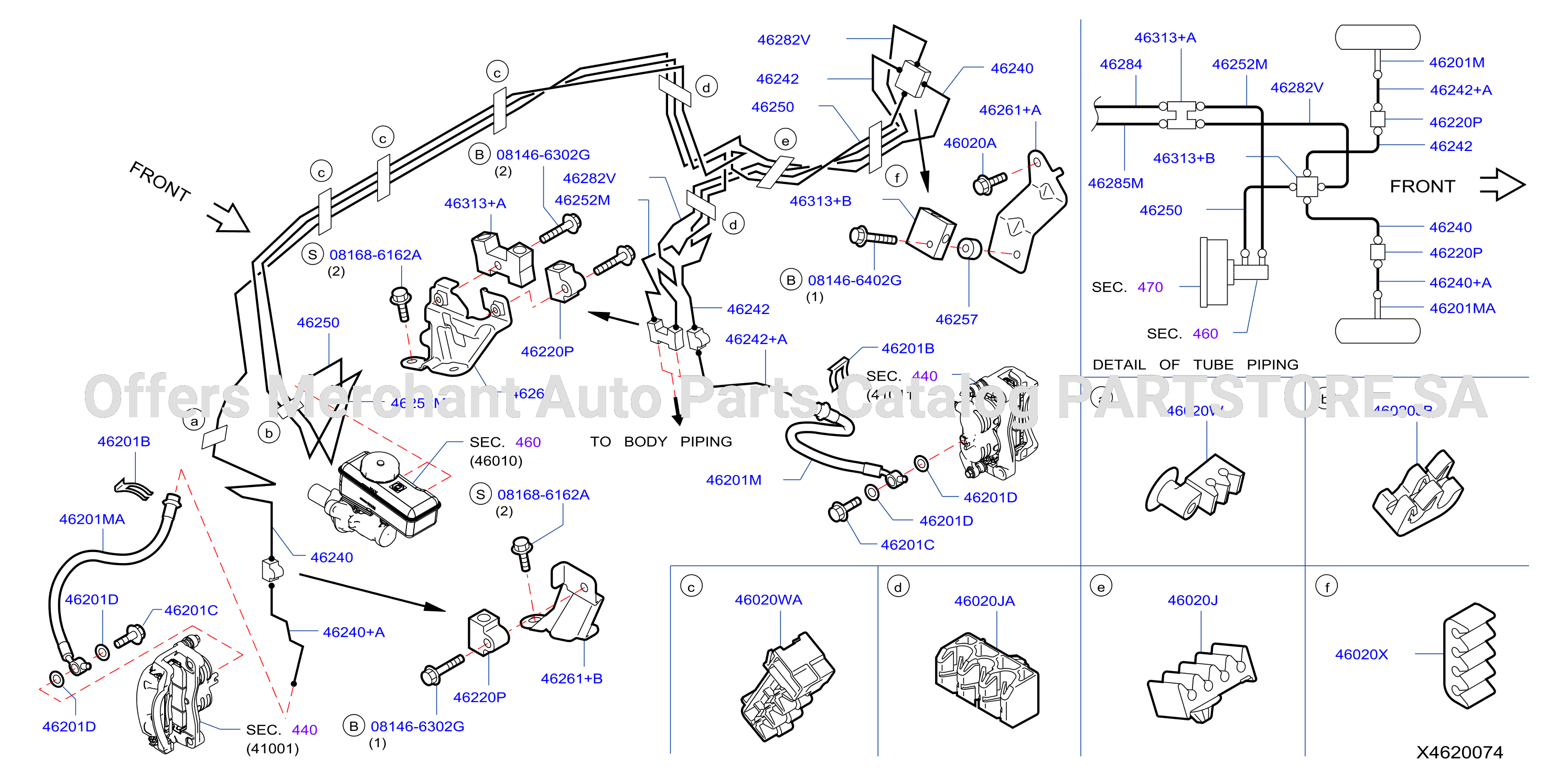 Brake Piping Control Piping