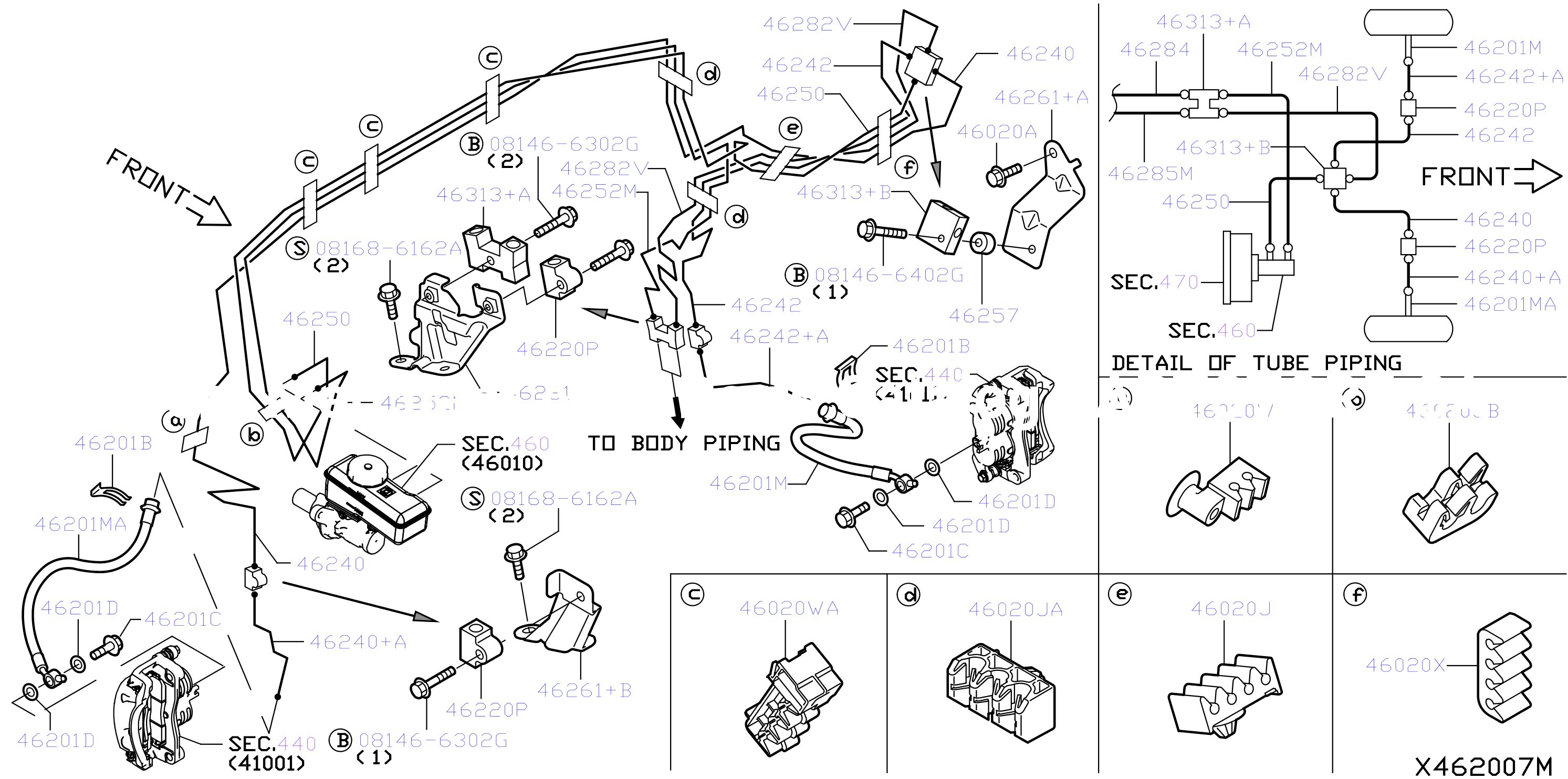 Brake Piping Control Piping