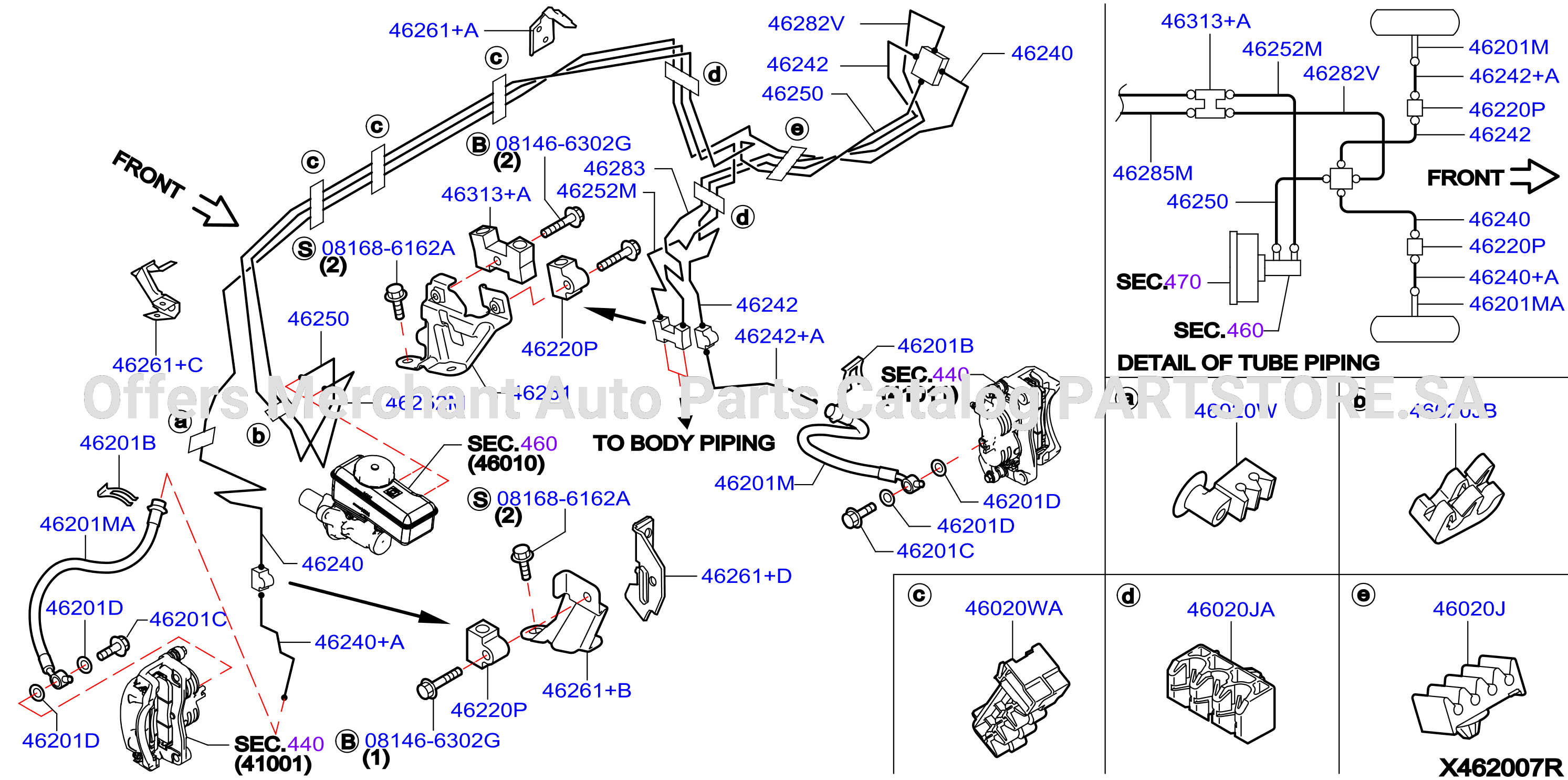 Brake Piping Control Piping
