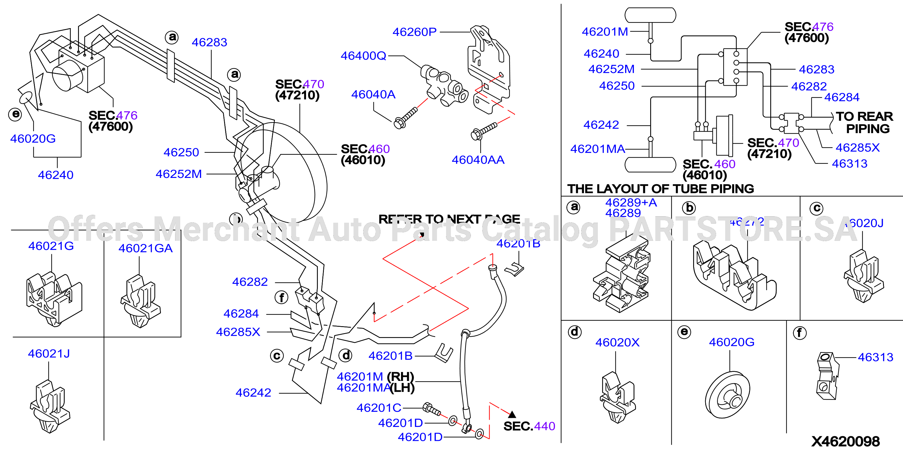 Brake Piping Control Clamp Insulator Piping