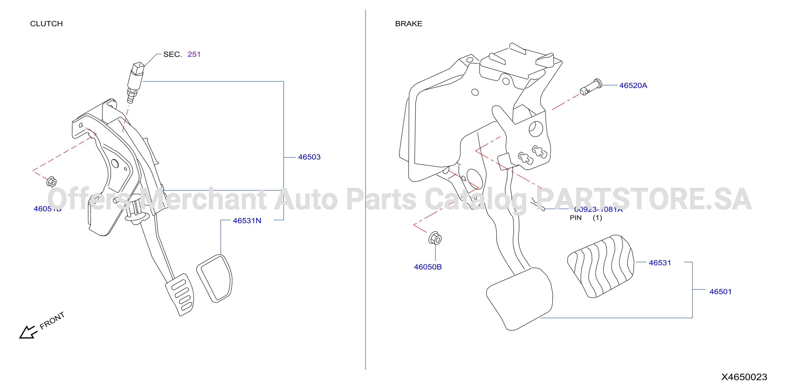 Brake Clutch Pedal Brake Clutch Peal