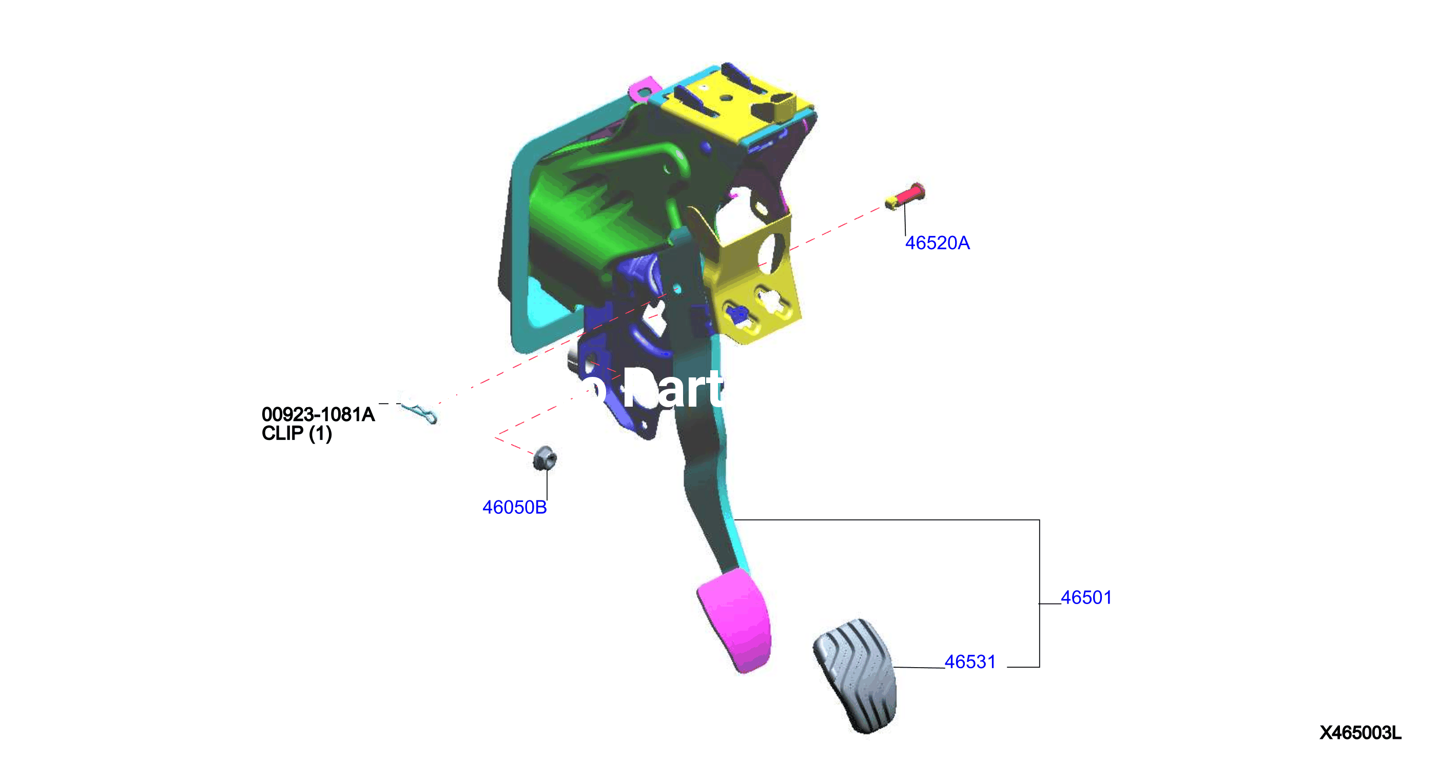 Brake Clutch Pedal