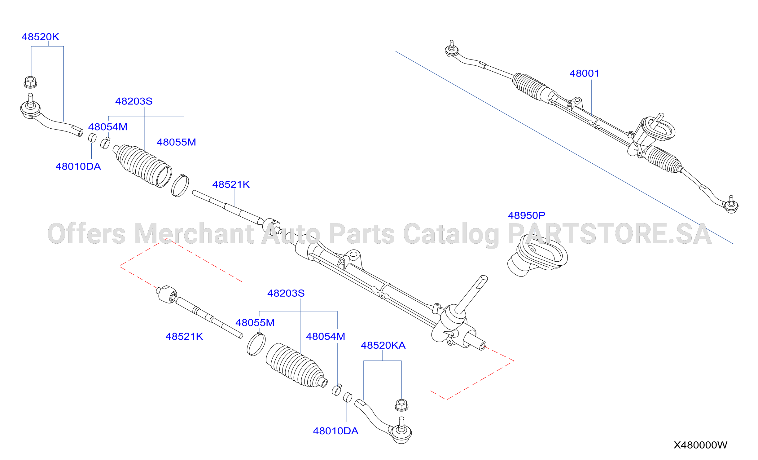 Manual Steering Gear Steering Gear