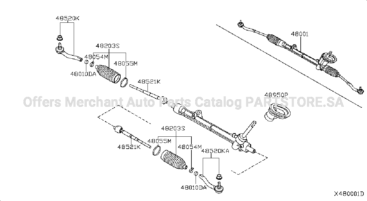 Manual Steering Gear Steering Gear