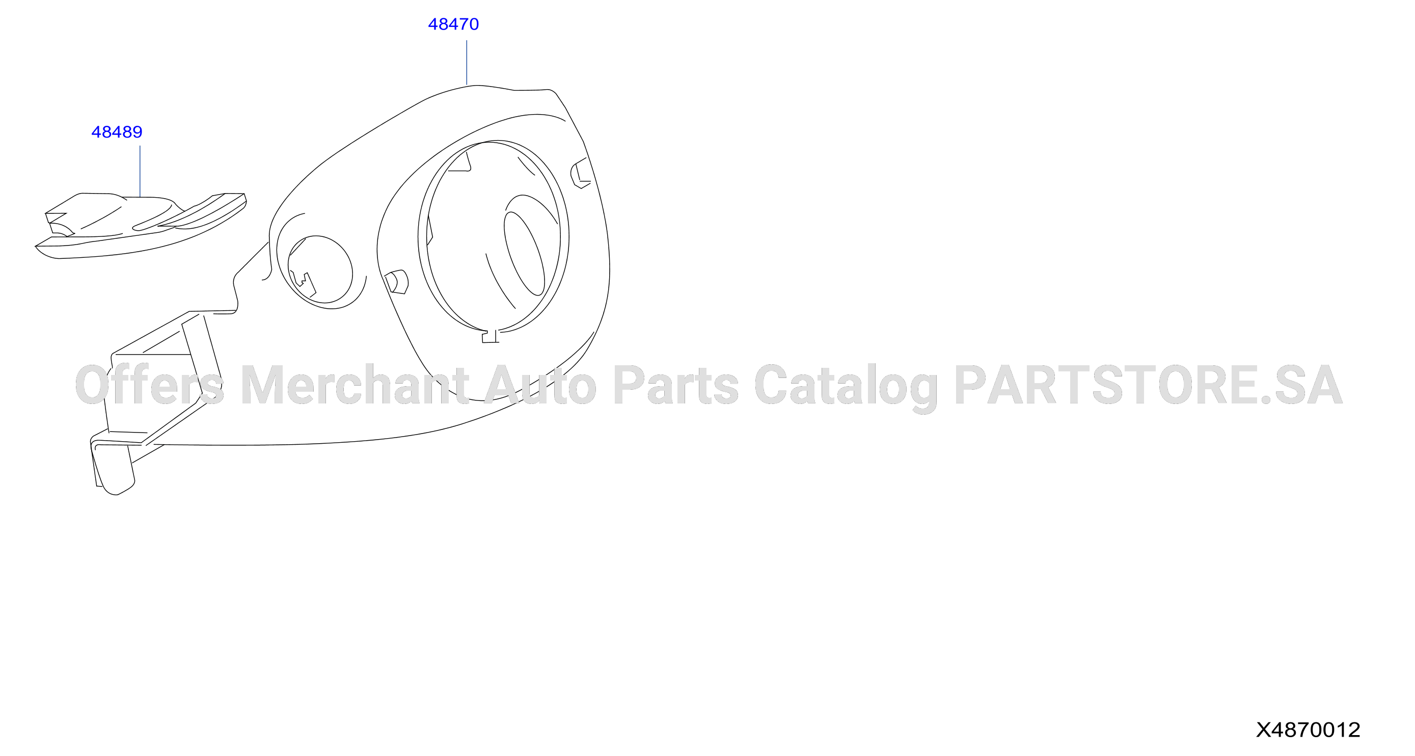 Steering Column Shell Cover Steering Column Shell Cover