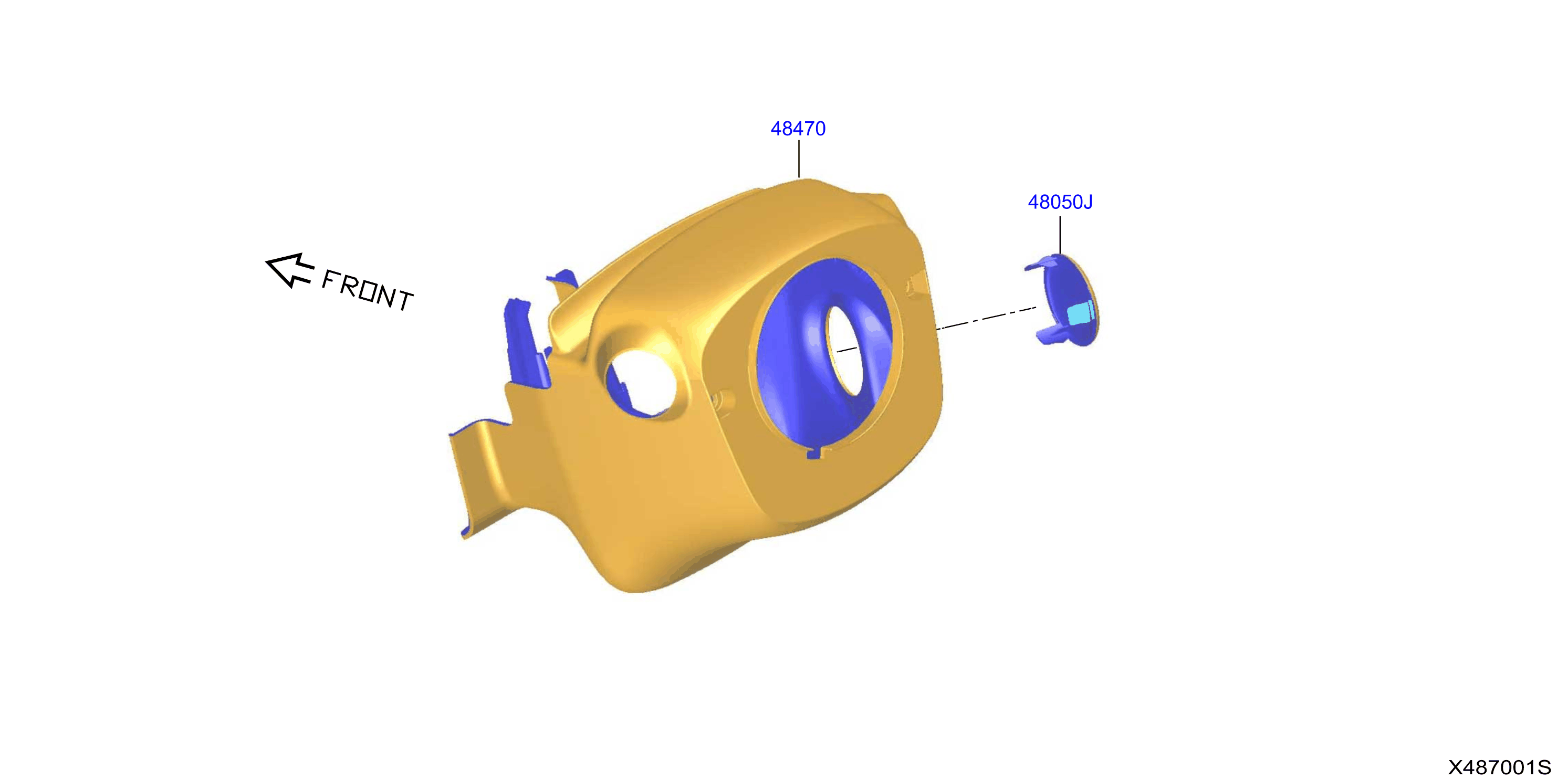 Steering Column Shell Cover