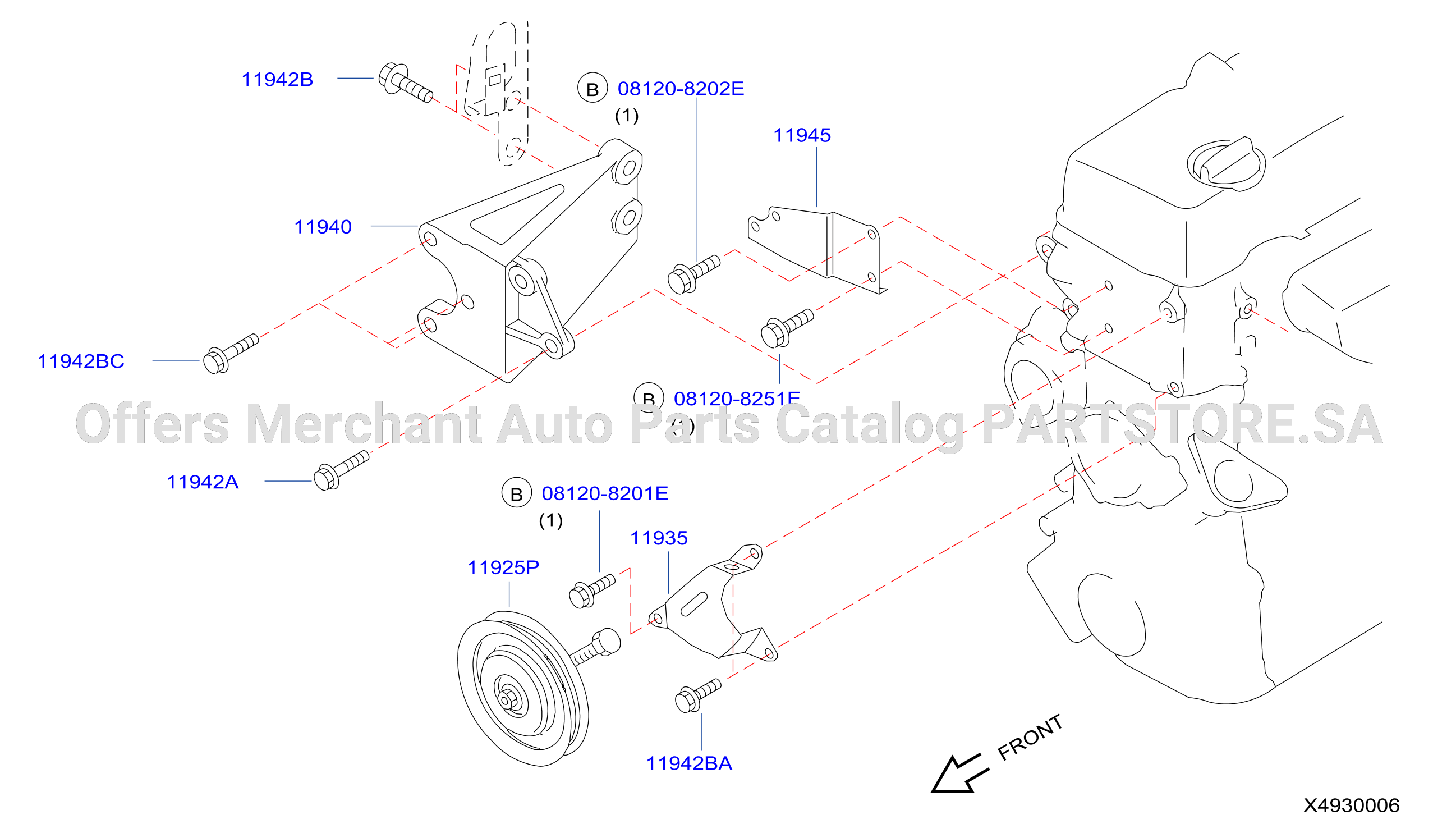 Power Steering Pump Mounting