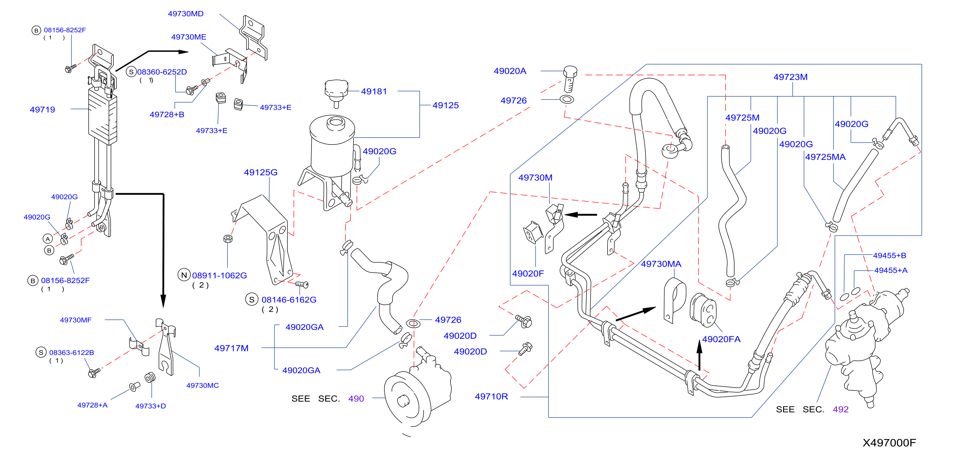 Power Steering Piping Power Steering Piping
