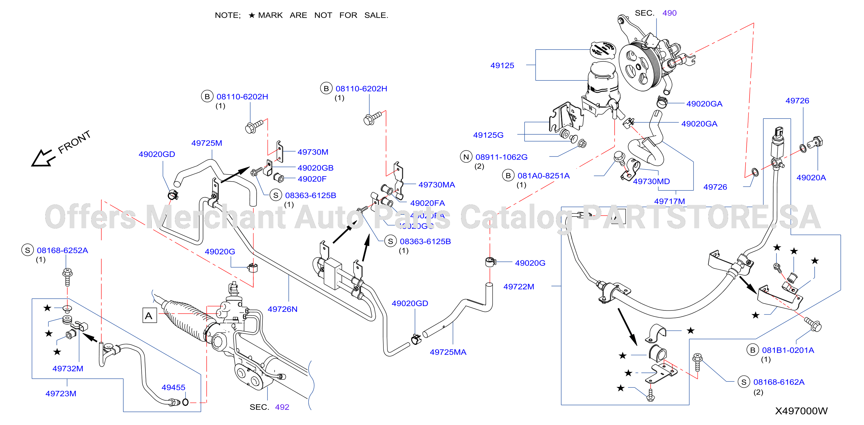 Power Steering Piping