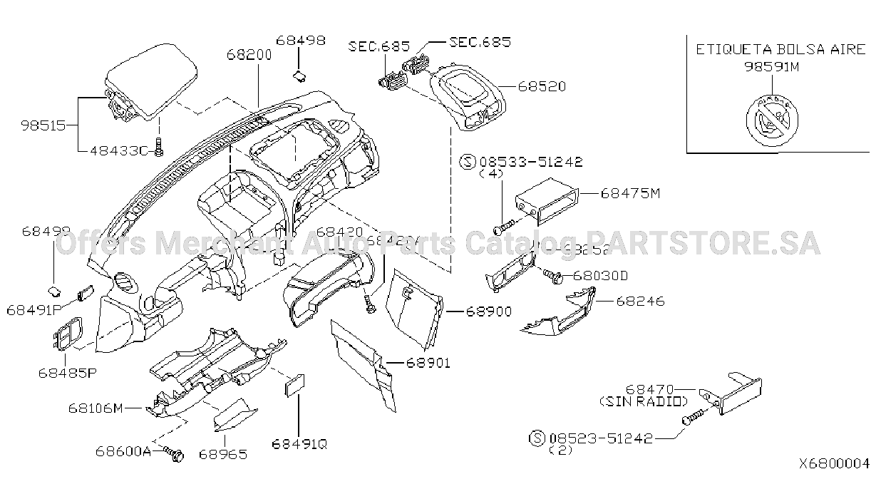 Instrument Panel Pad Cluster Lid Inst Pad Cluster Lid
