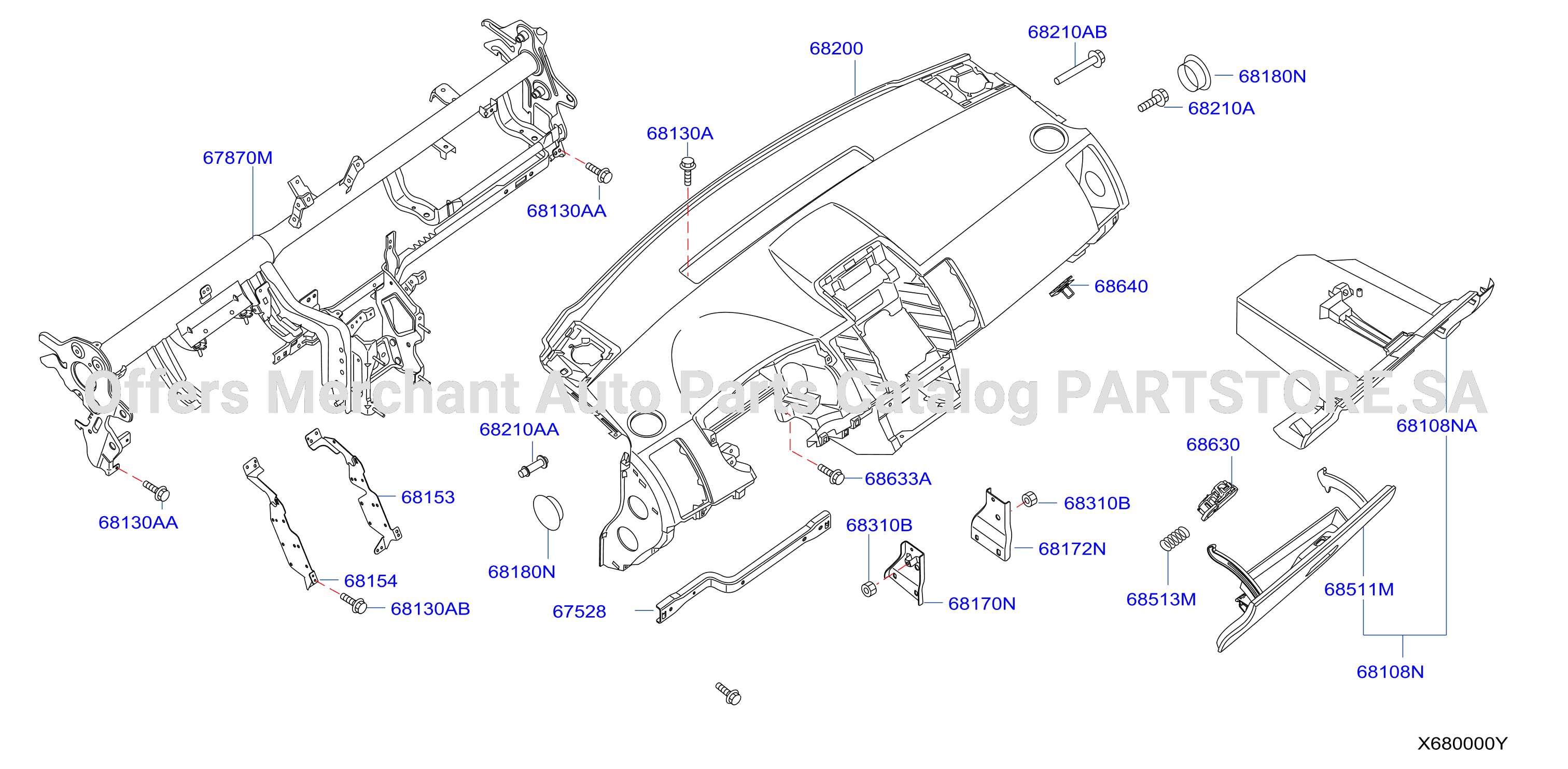 Instrument Panel Pad Cluster Lid Inst Fitting