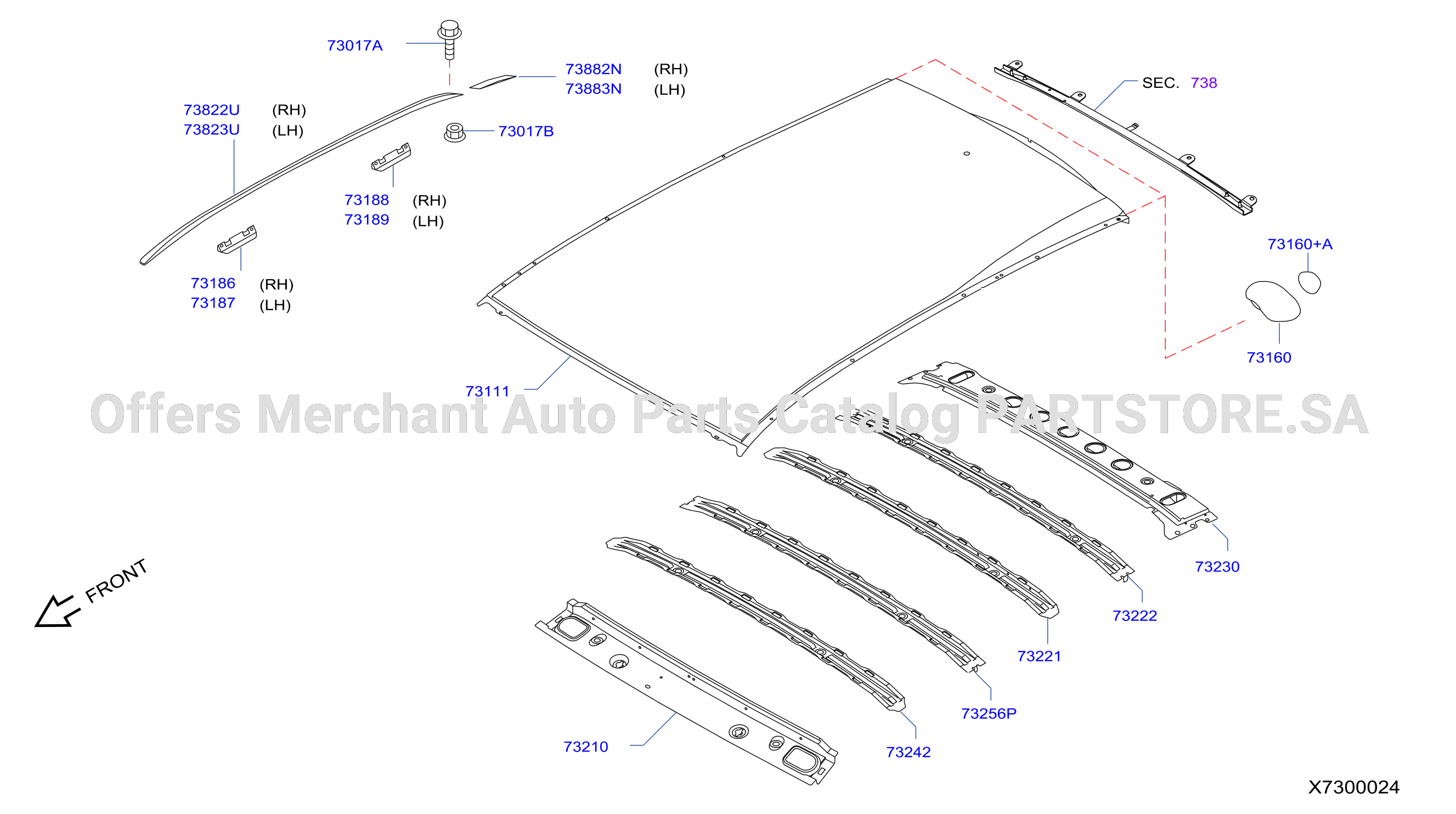 Roof Panel Fitting Sun Roof
