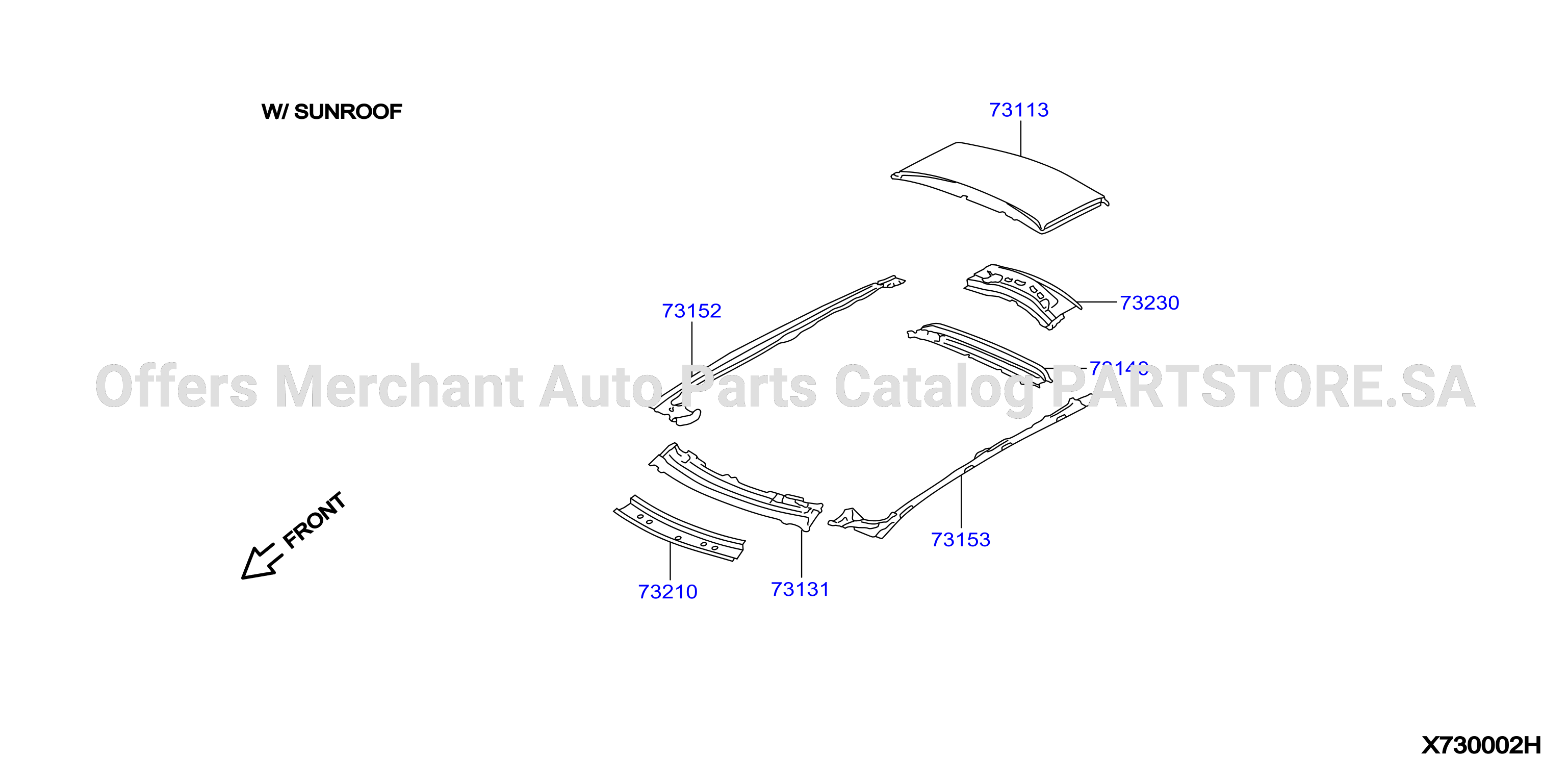 Roof Panel Fitting Sun Roof