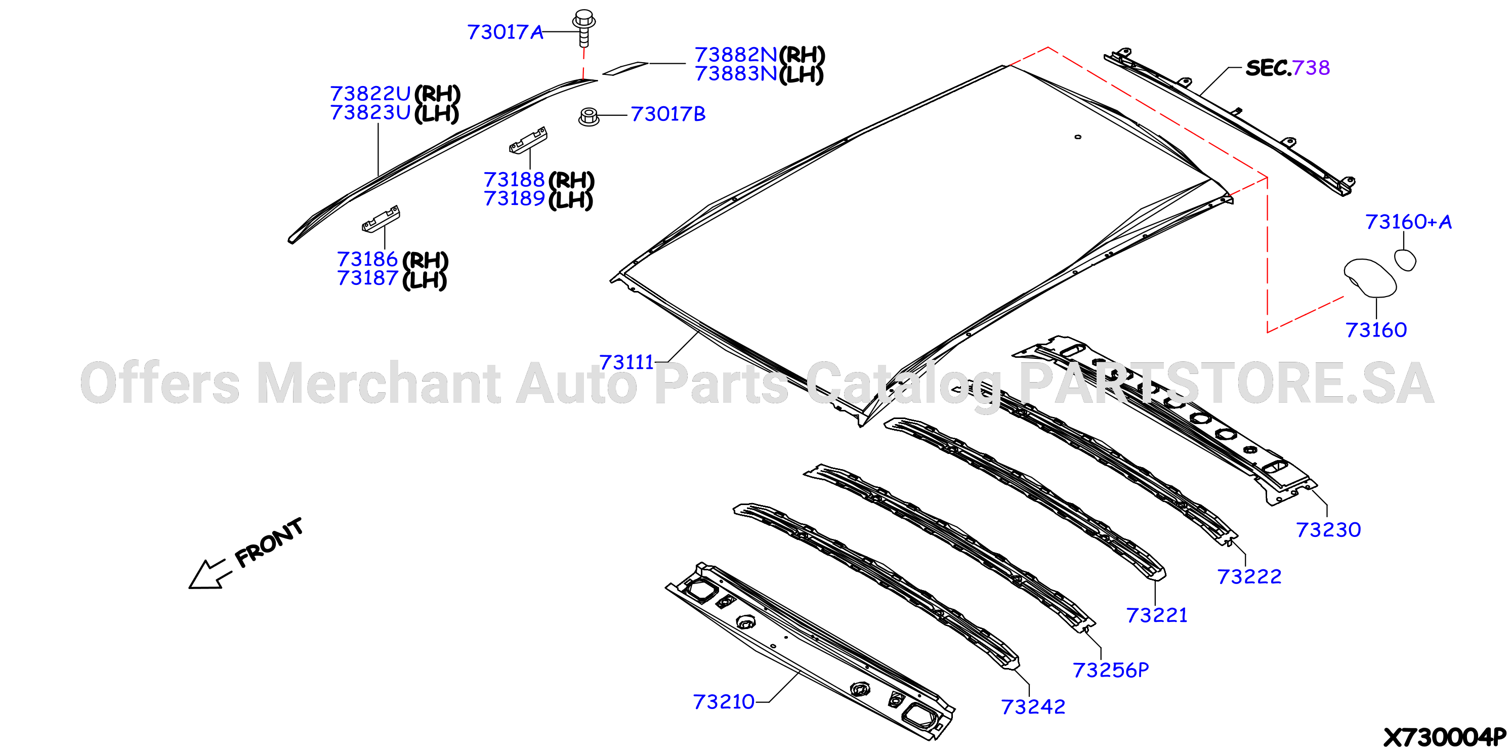 Roof Panel Fitting Sun Roof