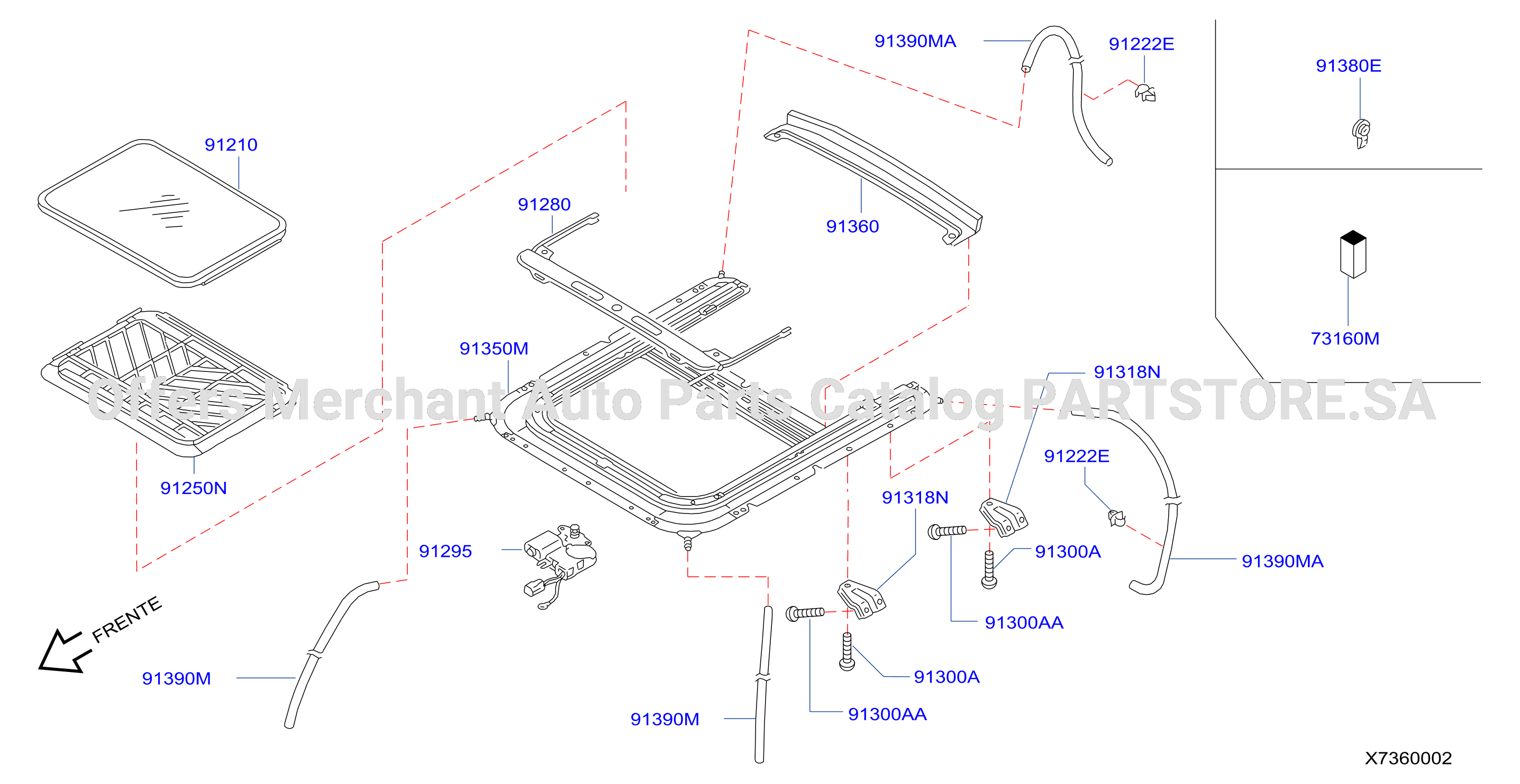 Sun Roof Parts