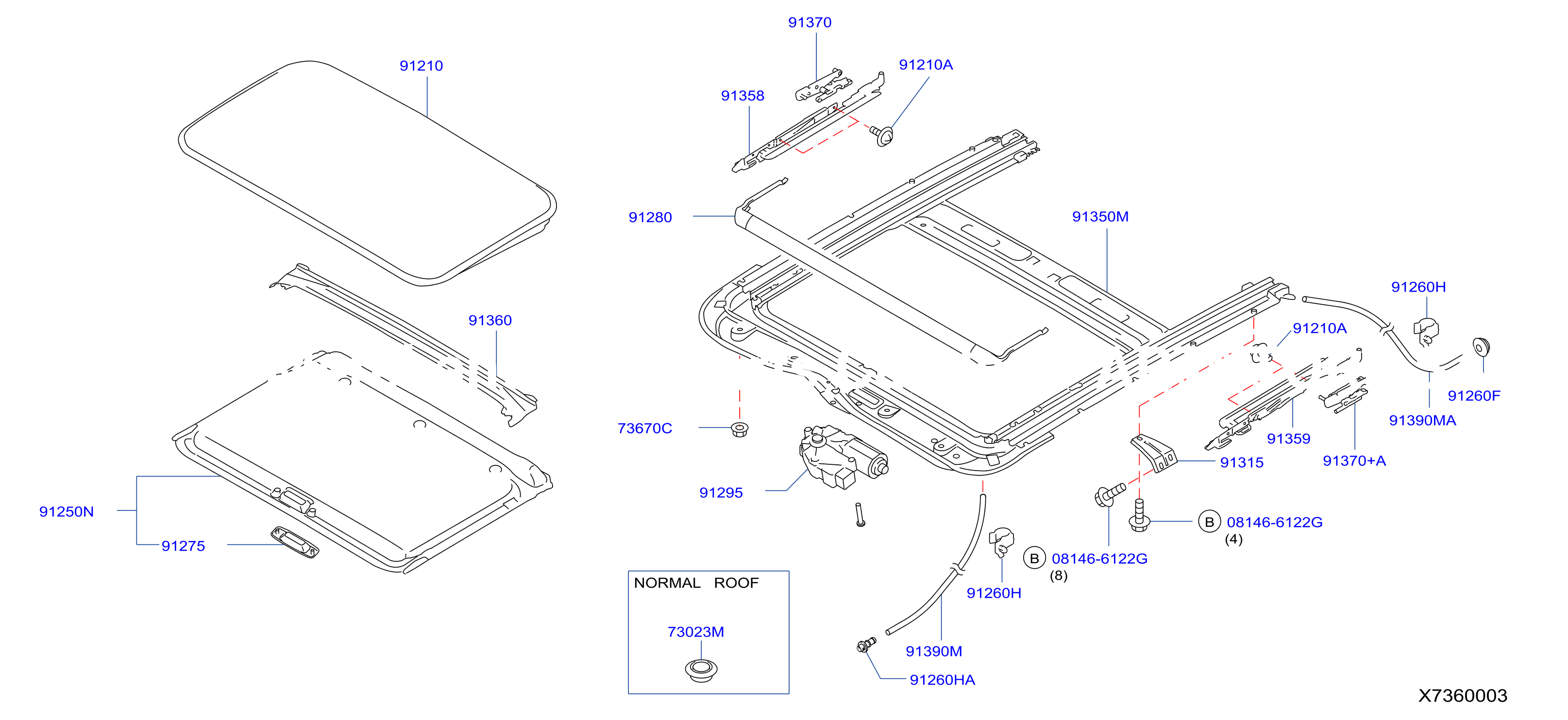 Sun Roof Parts