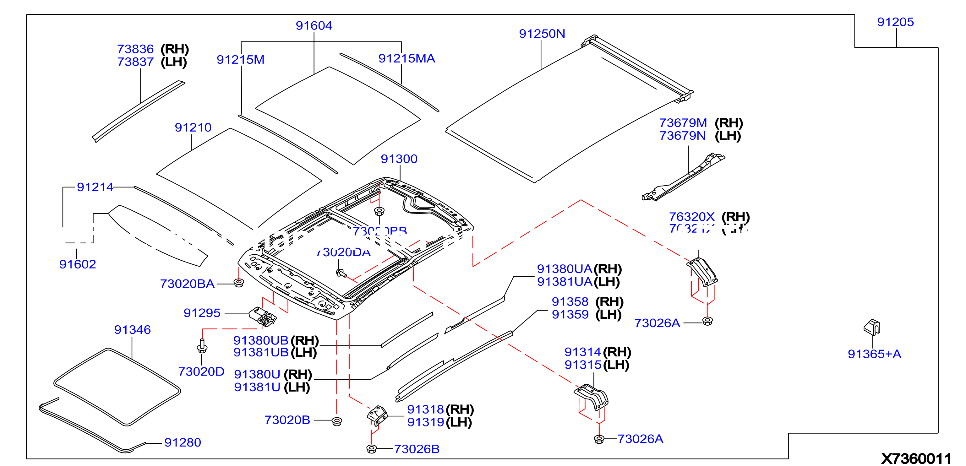 Sun Roof Parts