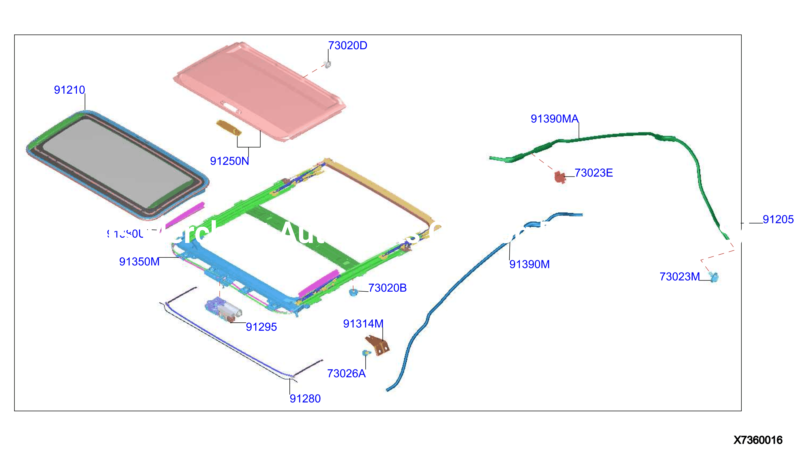 Sun Roof Parts