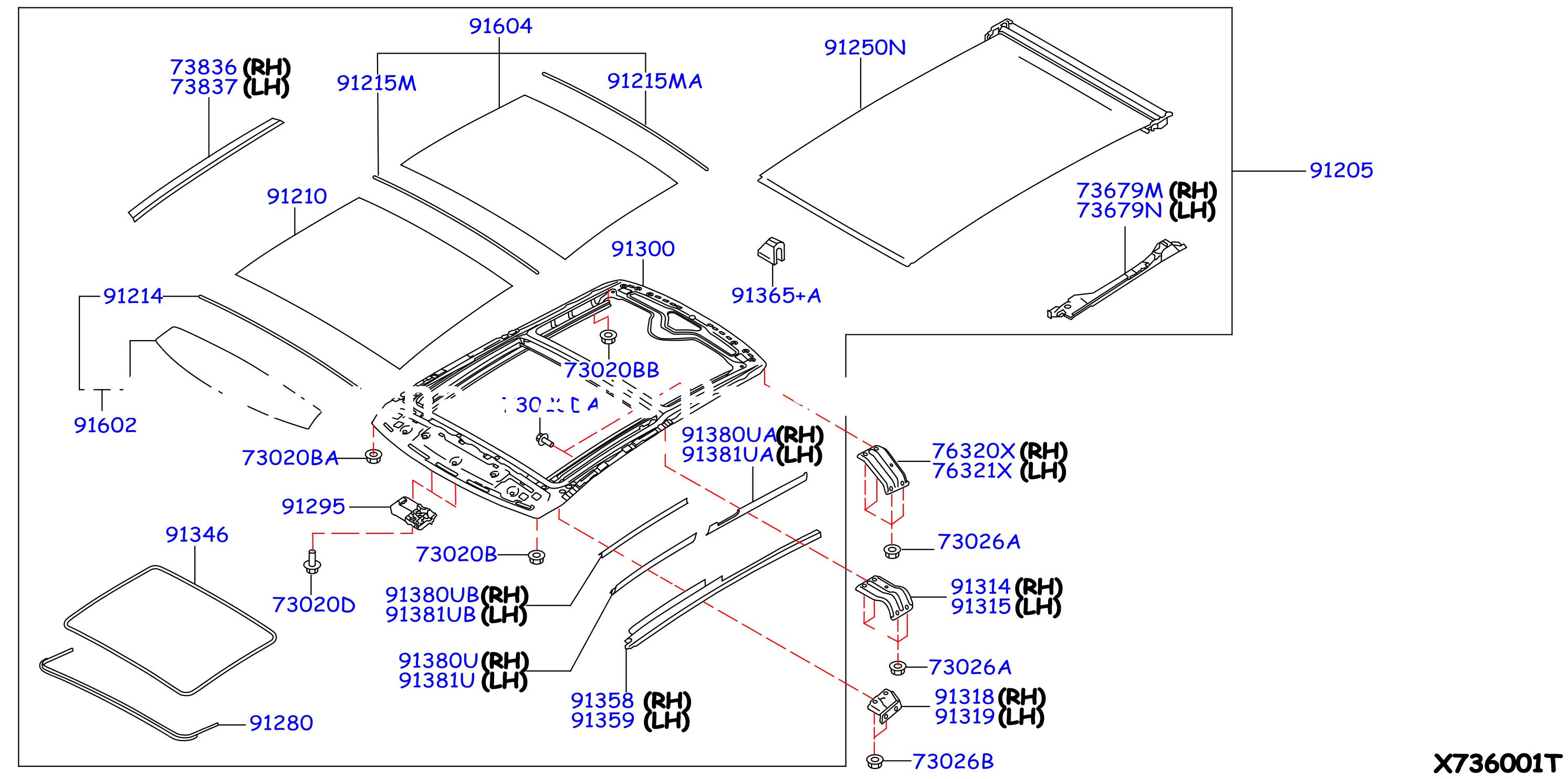 Sun Roof Parts