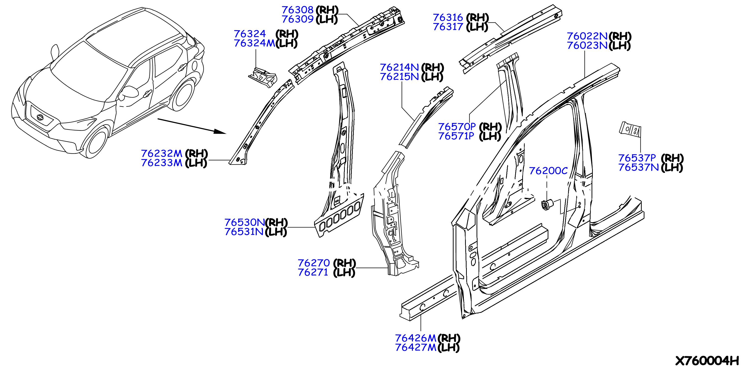 Body Side Panel Body Side Panel Front
