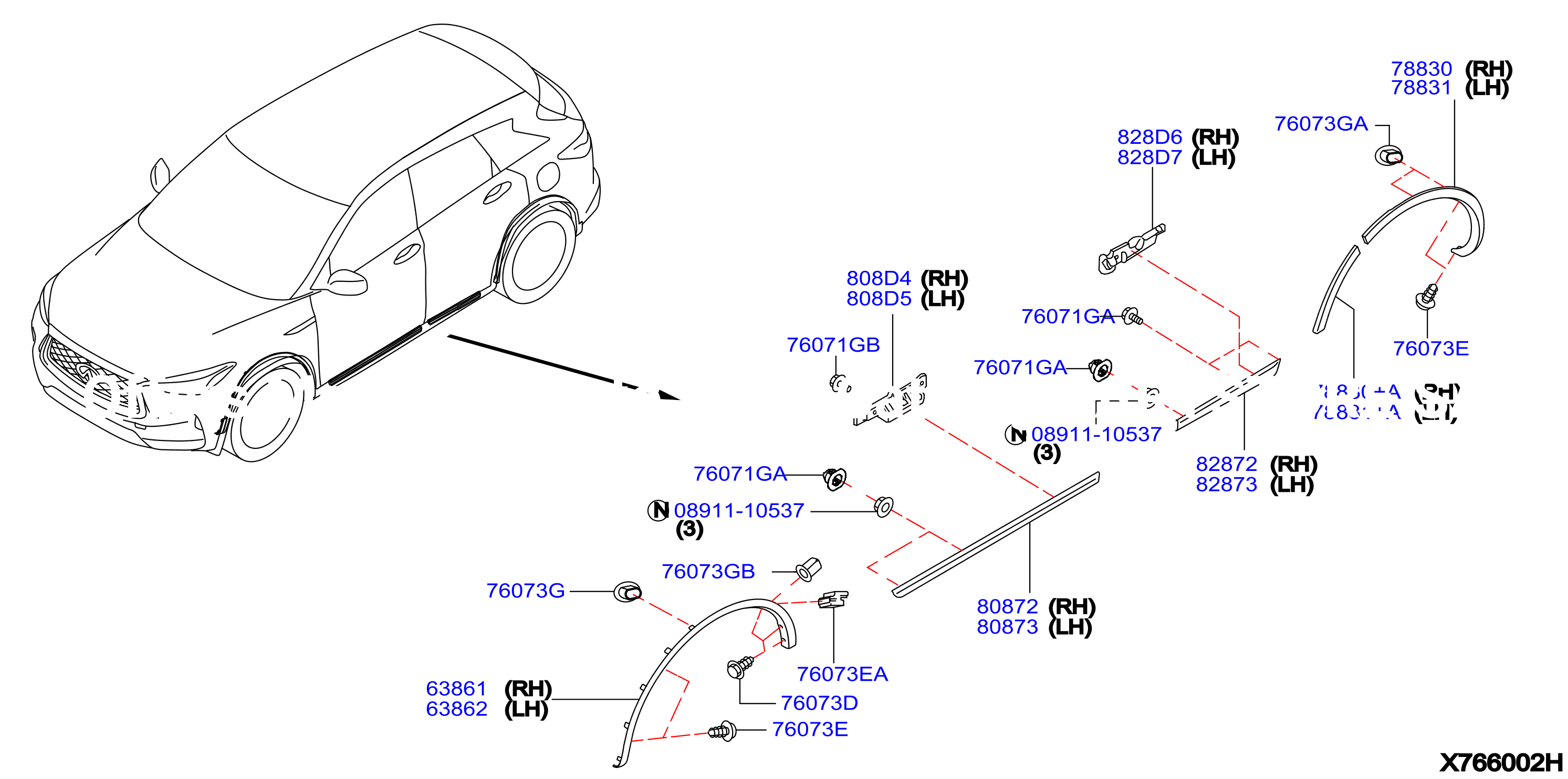 Body Side Moulding