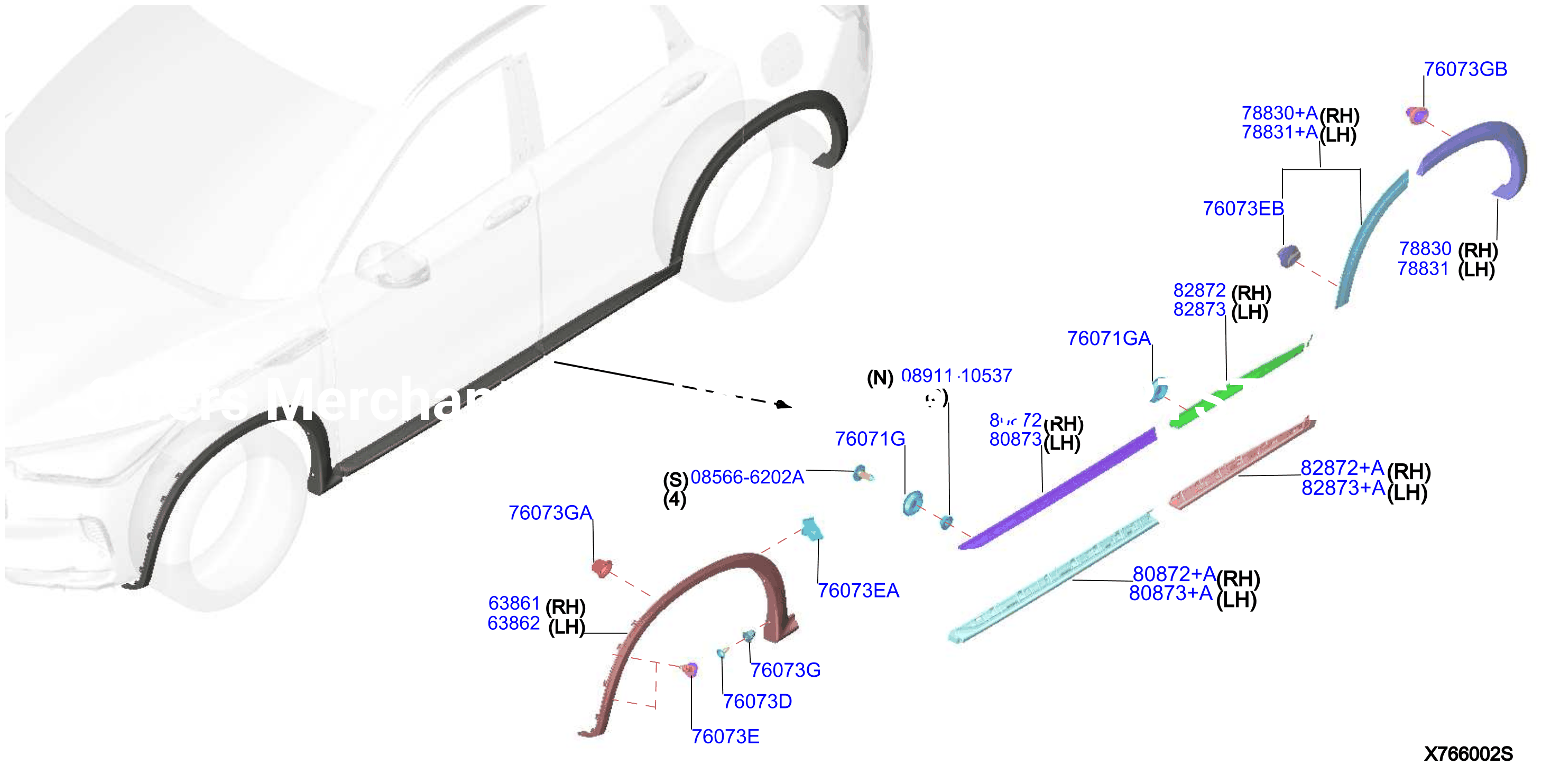 Body Side Moulding