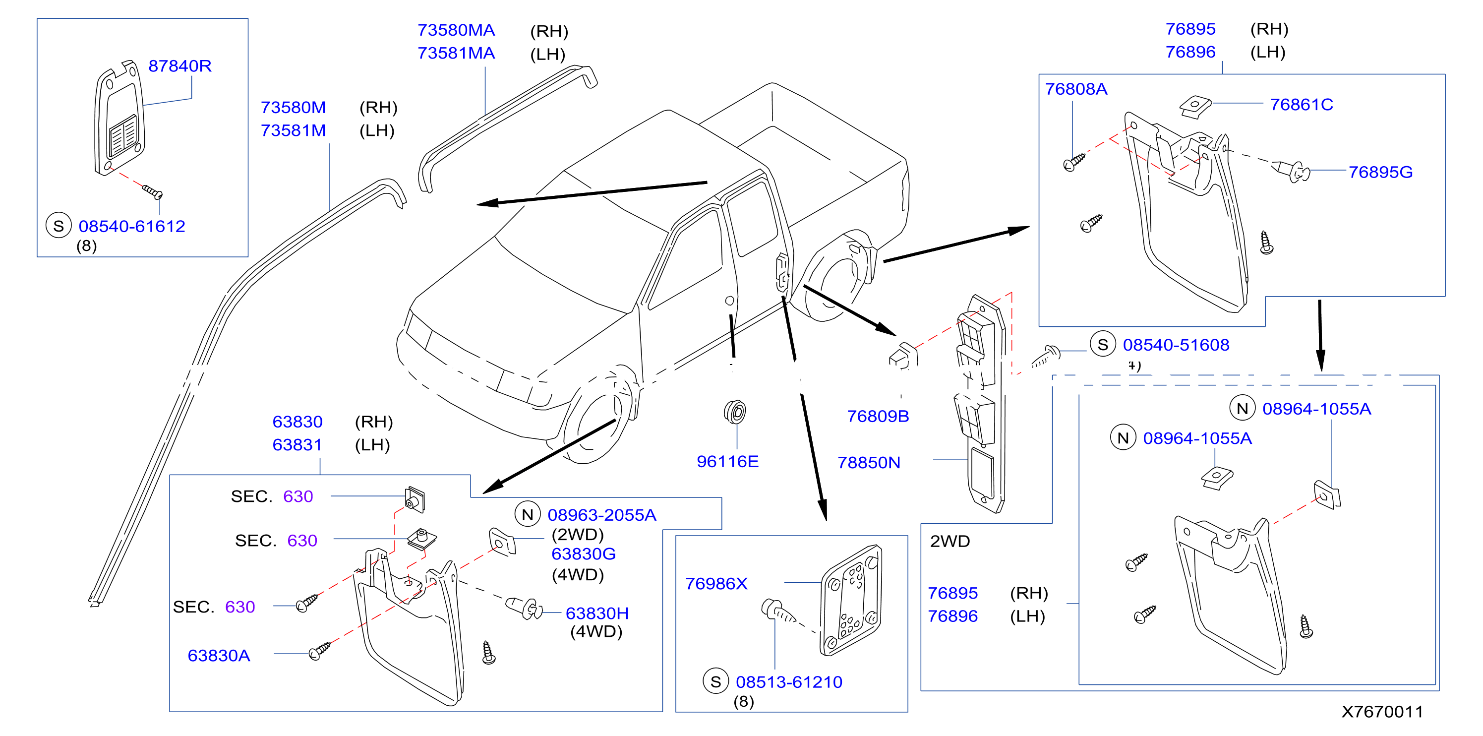 Body Side Fitting Body Side Fitting