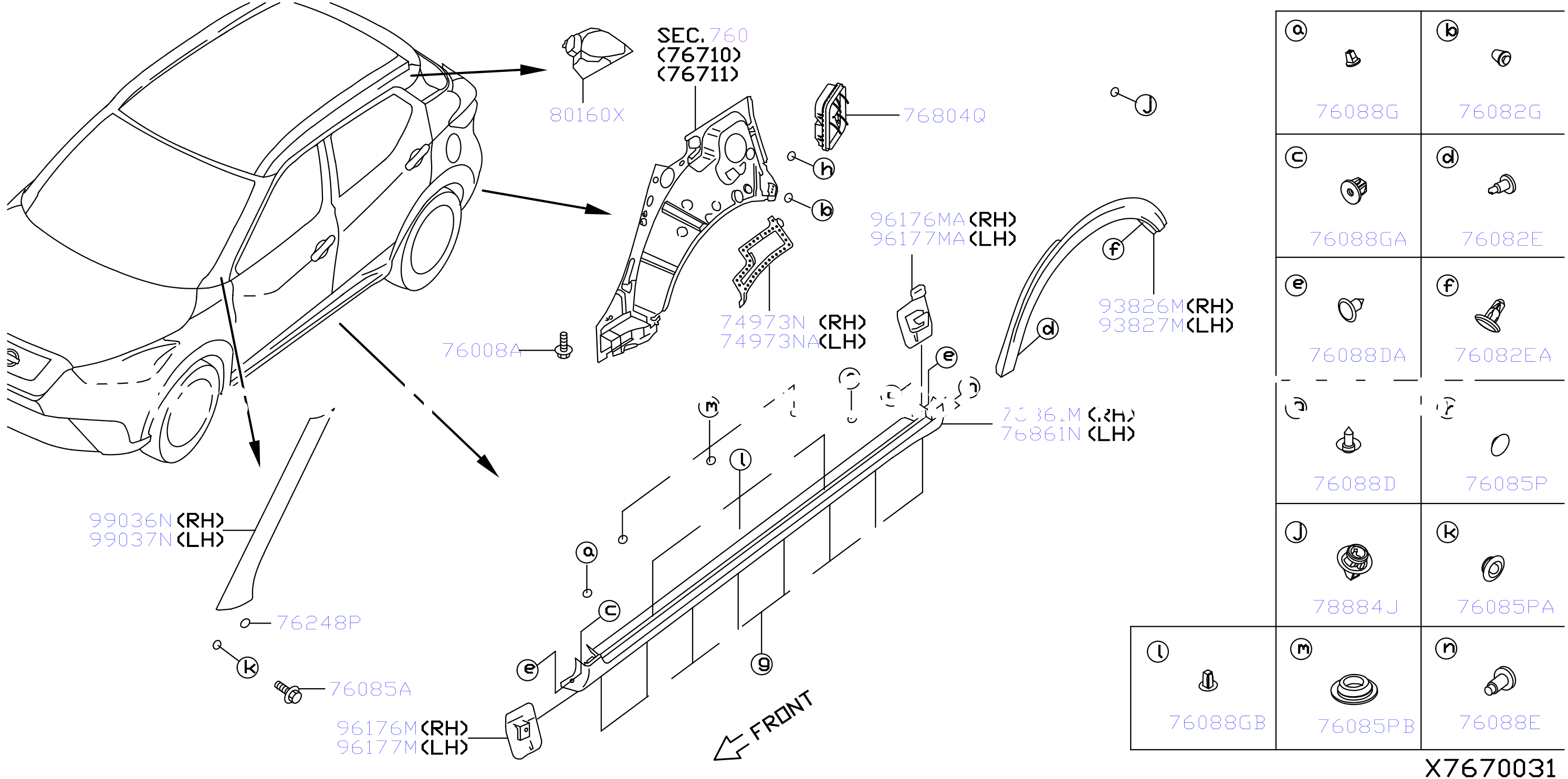 Body Side Fitting Body Side Fitting